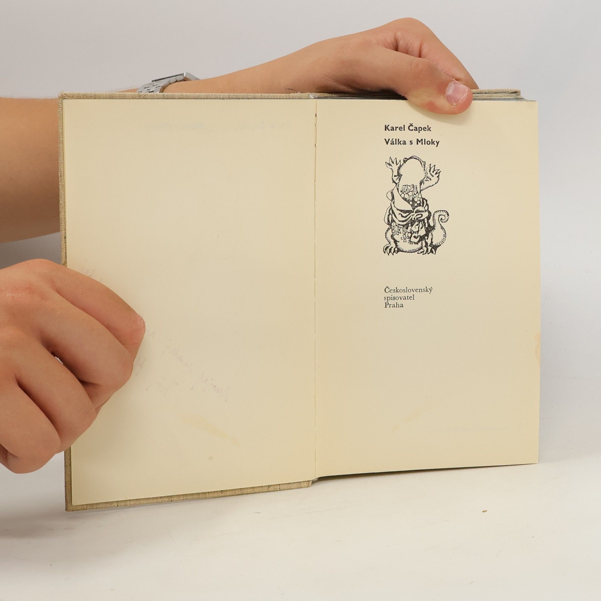 Karel Čapek Válka s Mloky