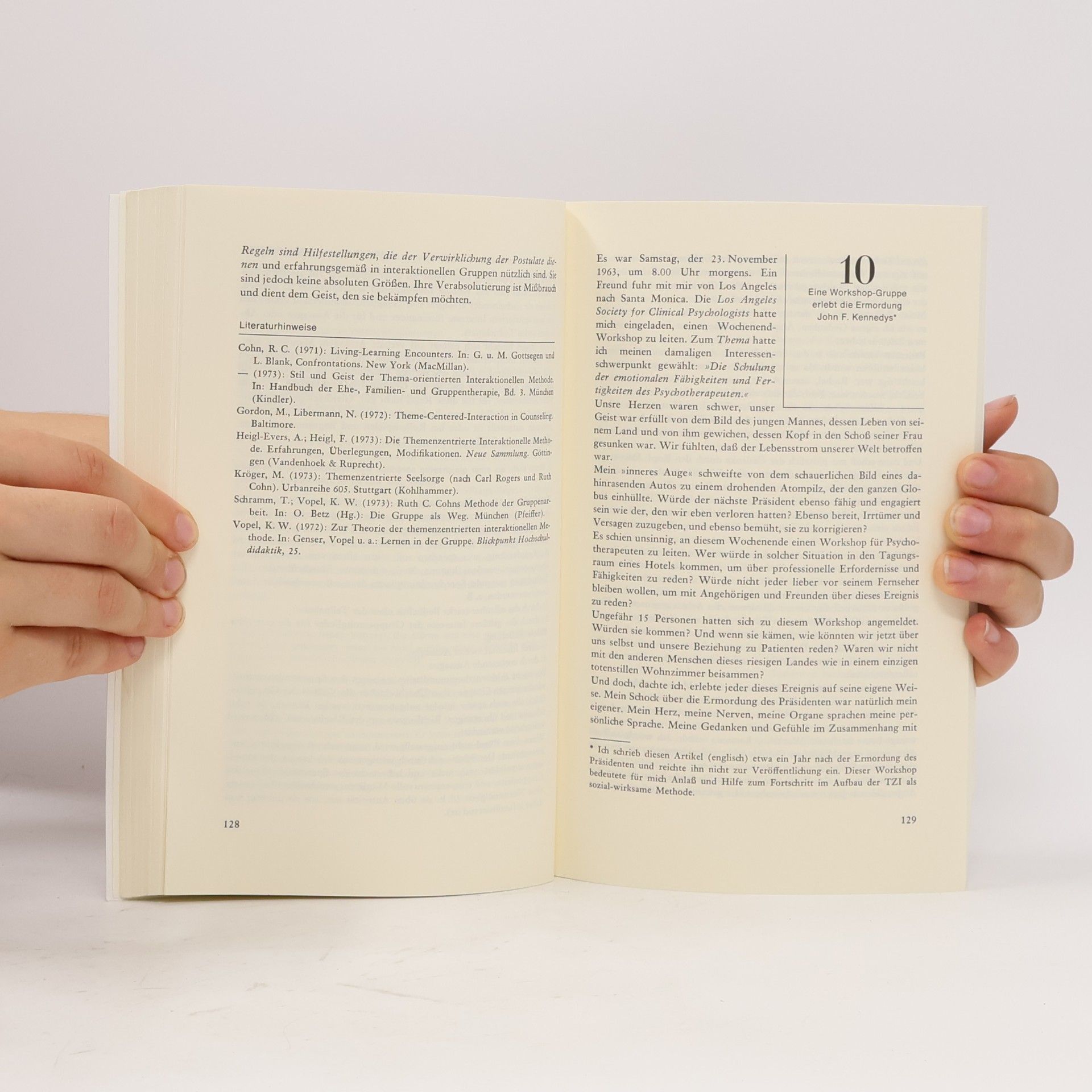 Ruth Cohn Von der Psychoanalyse zur themenzentrierten Interaktion