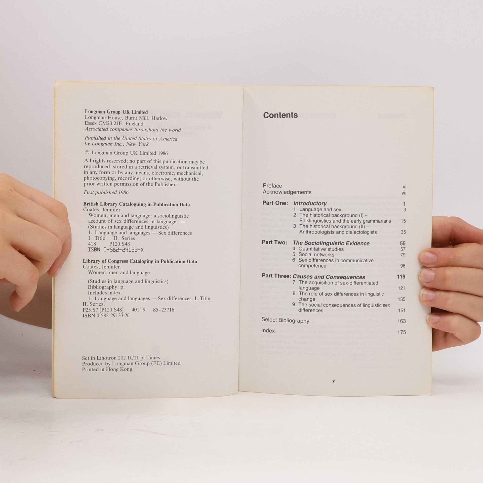 Jennifer Coates Studies in Language & Linguistics: Women, Men, and Language