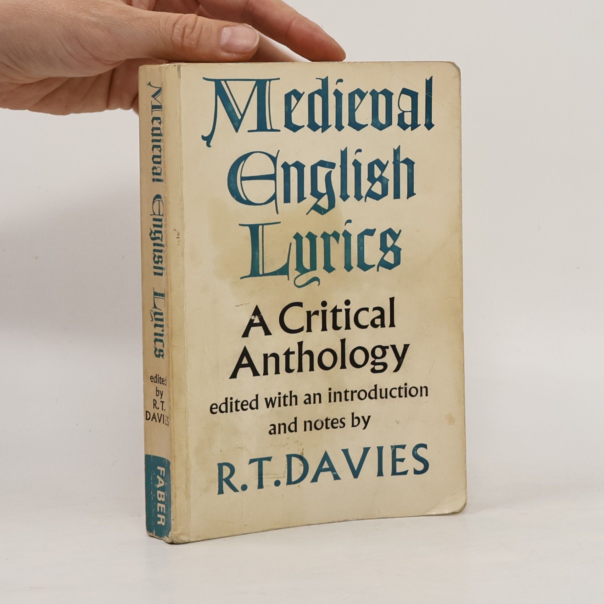 Reginald Thorne Davies Medieval English Lyrics