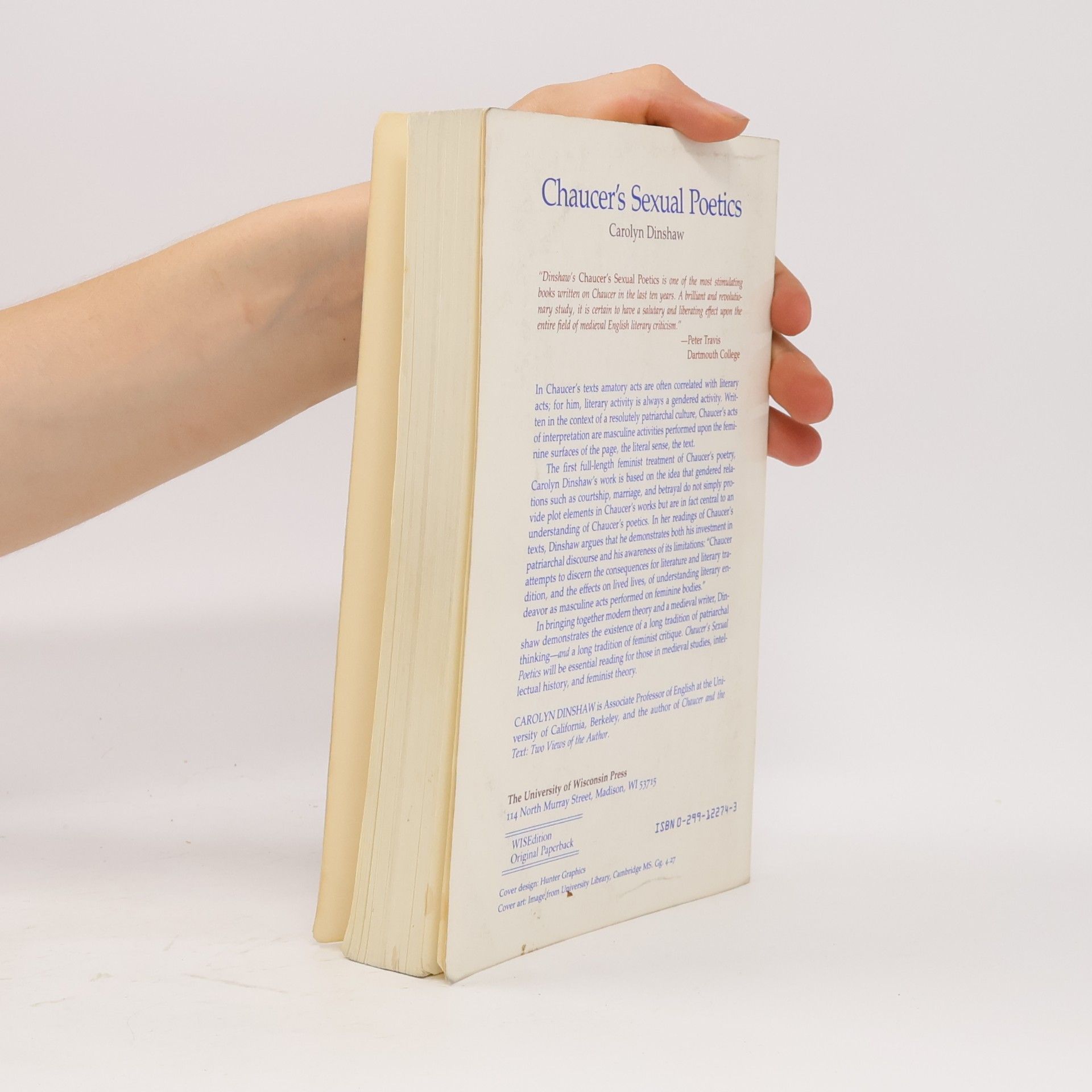 Carolyn Dinshaw Chaucer's Sexual Poetics