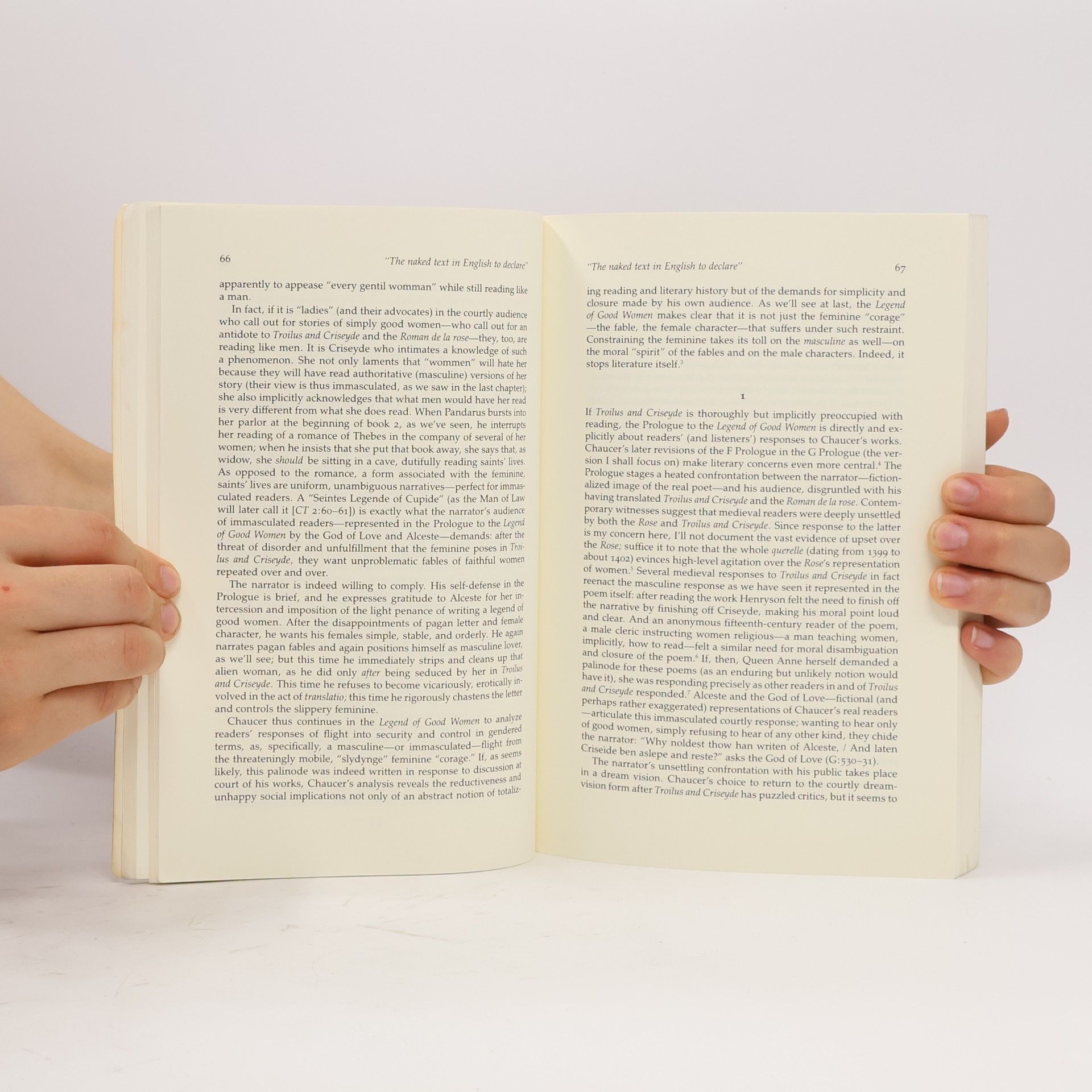 Carolyn Dinshaw Chaucer's Sexual Poetics