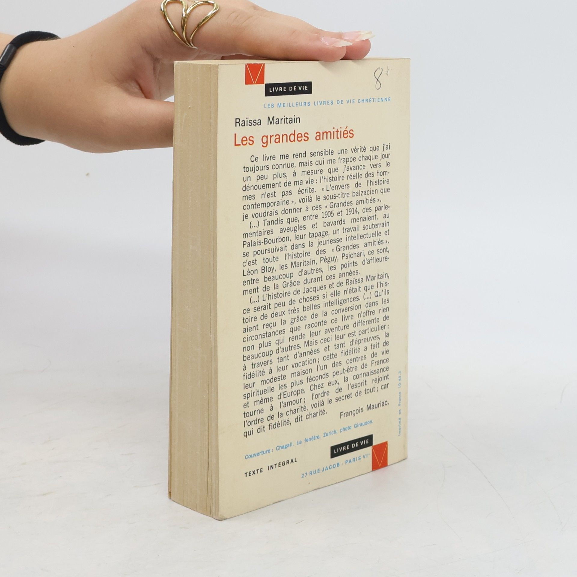 Raissa Maritain Les grandes amitiés