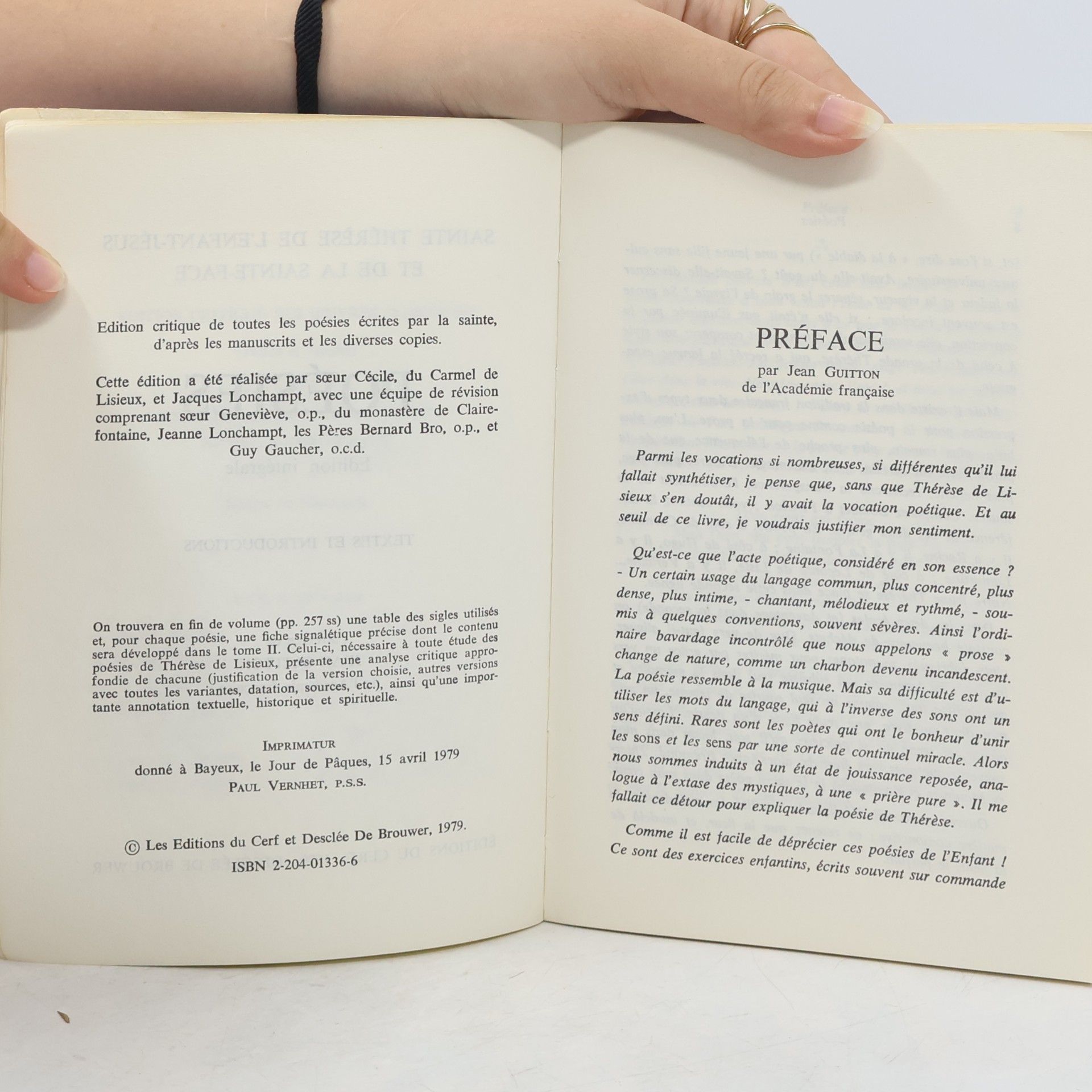 Sainte Thérèse de l'Enfant-Jésus et de la Sainte-Face Poésies - Édition intégrale
