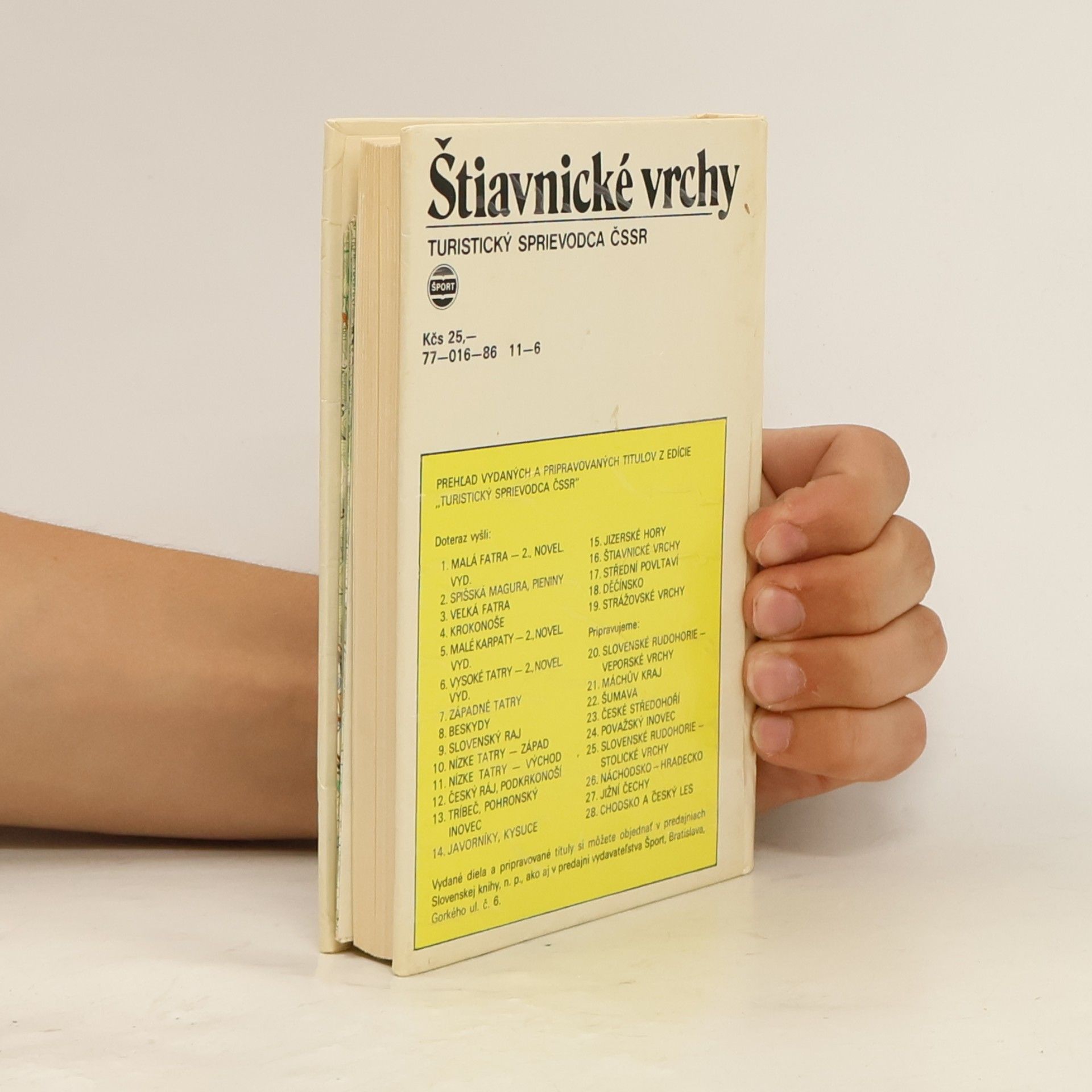 Albert Kelemen Štiavnické vrchy. Turistický sprievodca ČSSR 16