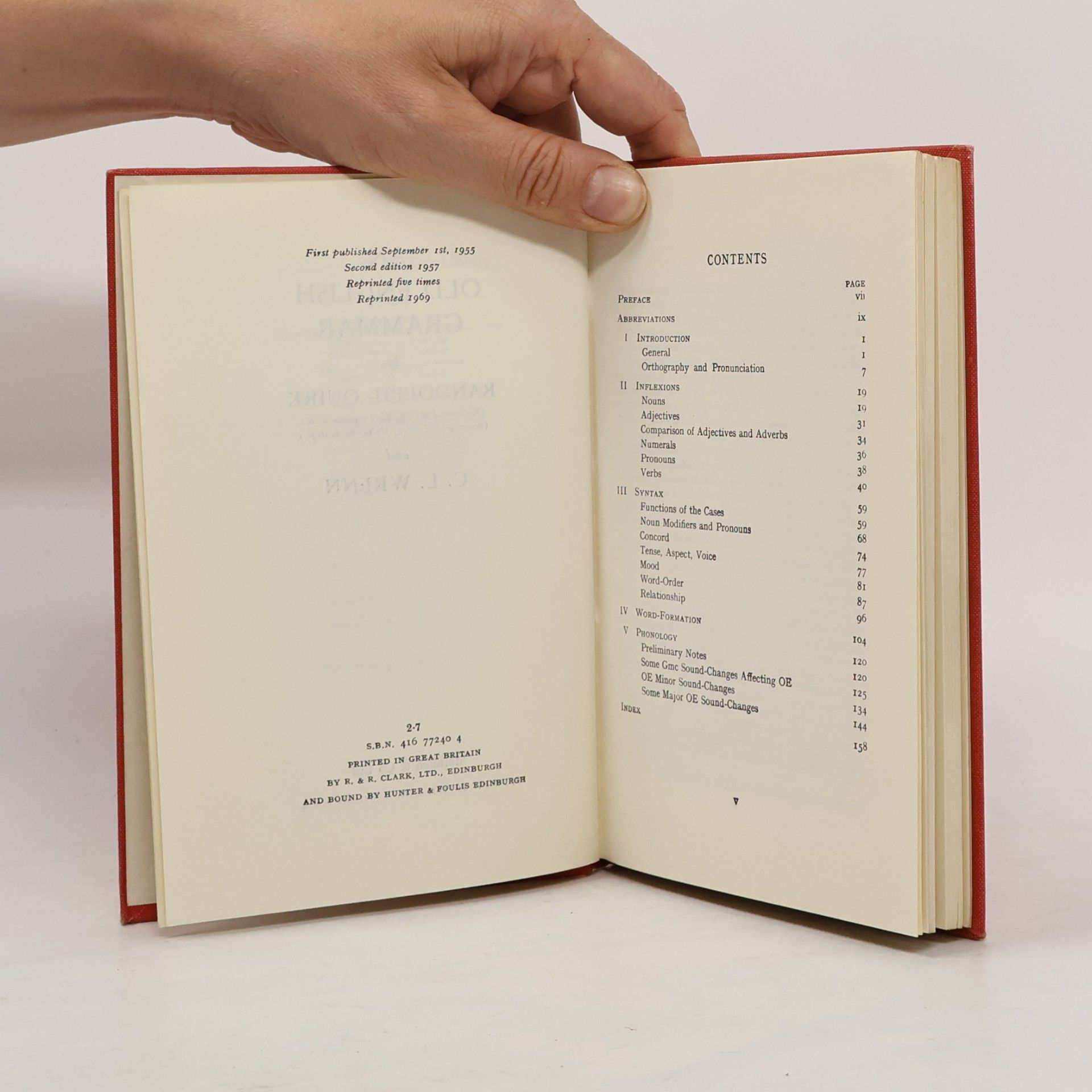 Randolph Quirk An Old English Grammar