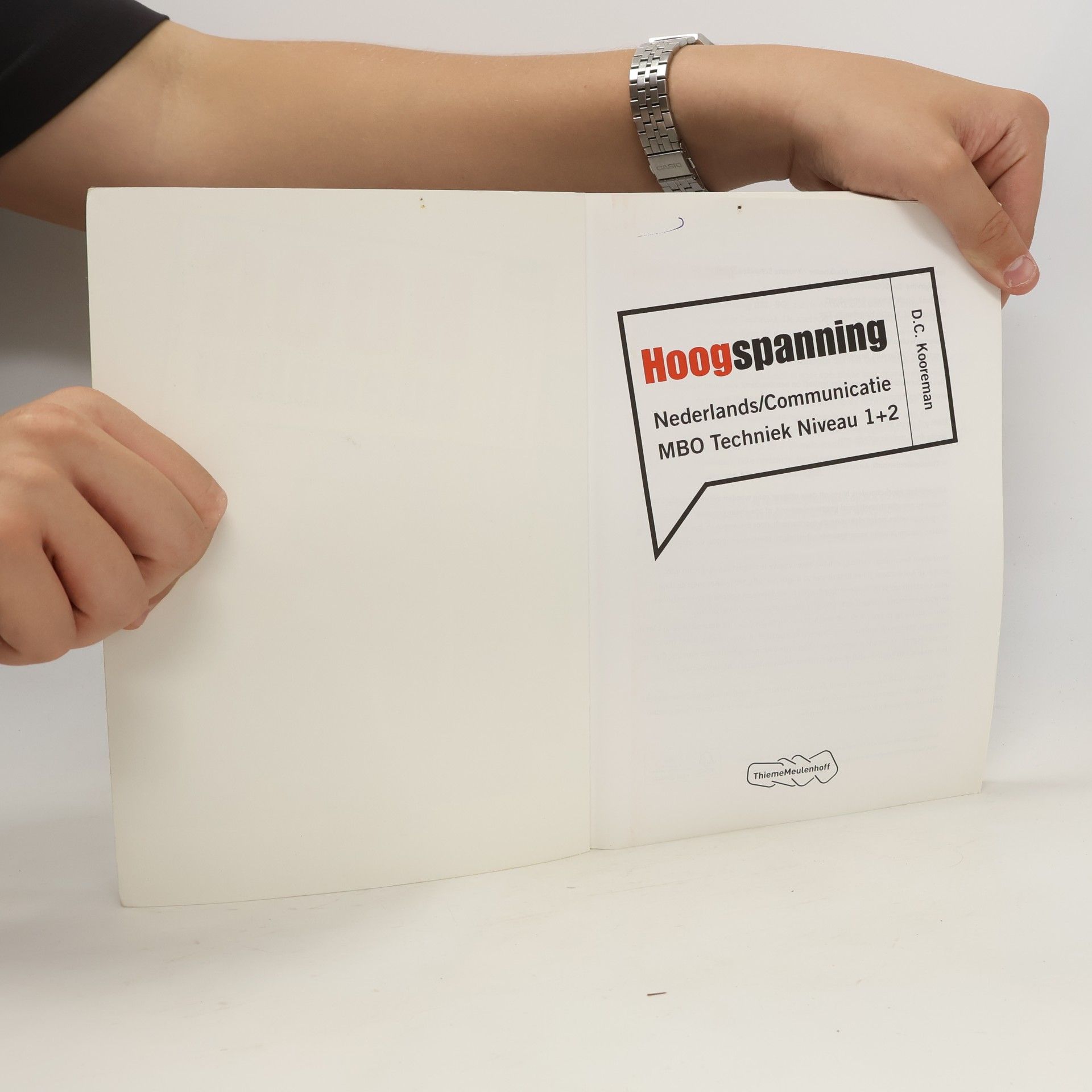 D. C. Kooreman NIveau - 1+2: Hoogspanning