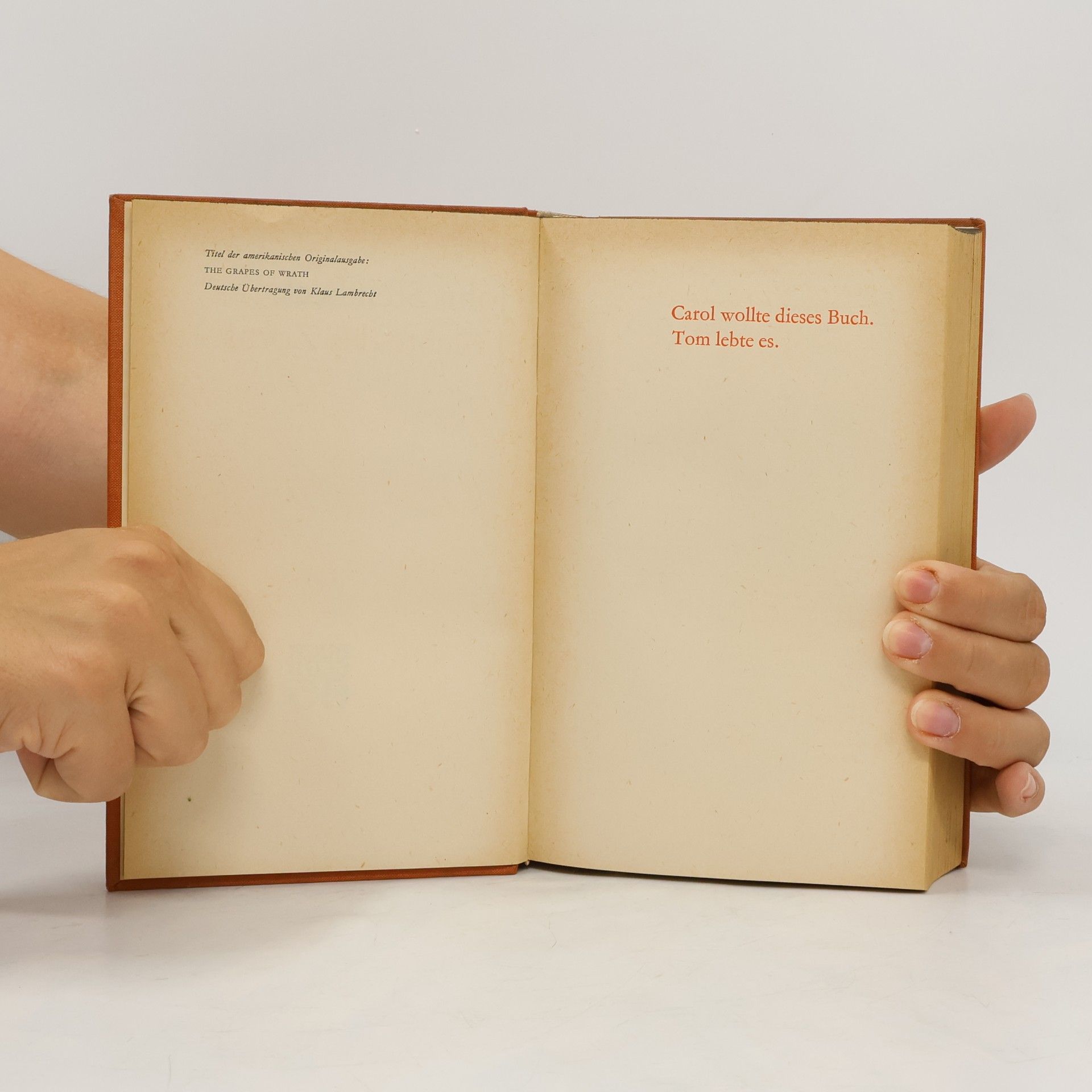 John Steinbeck Früchte des Zorns