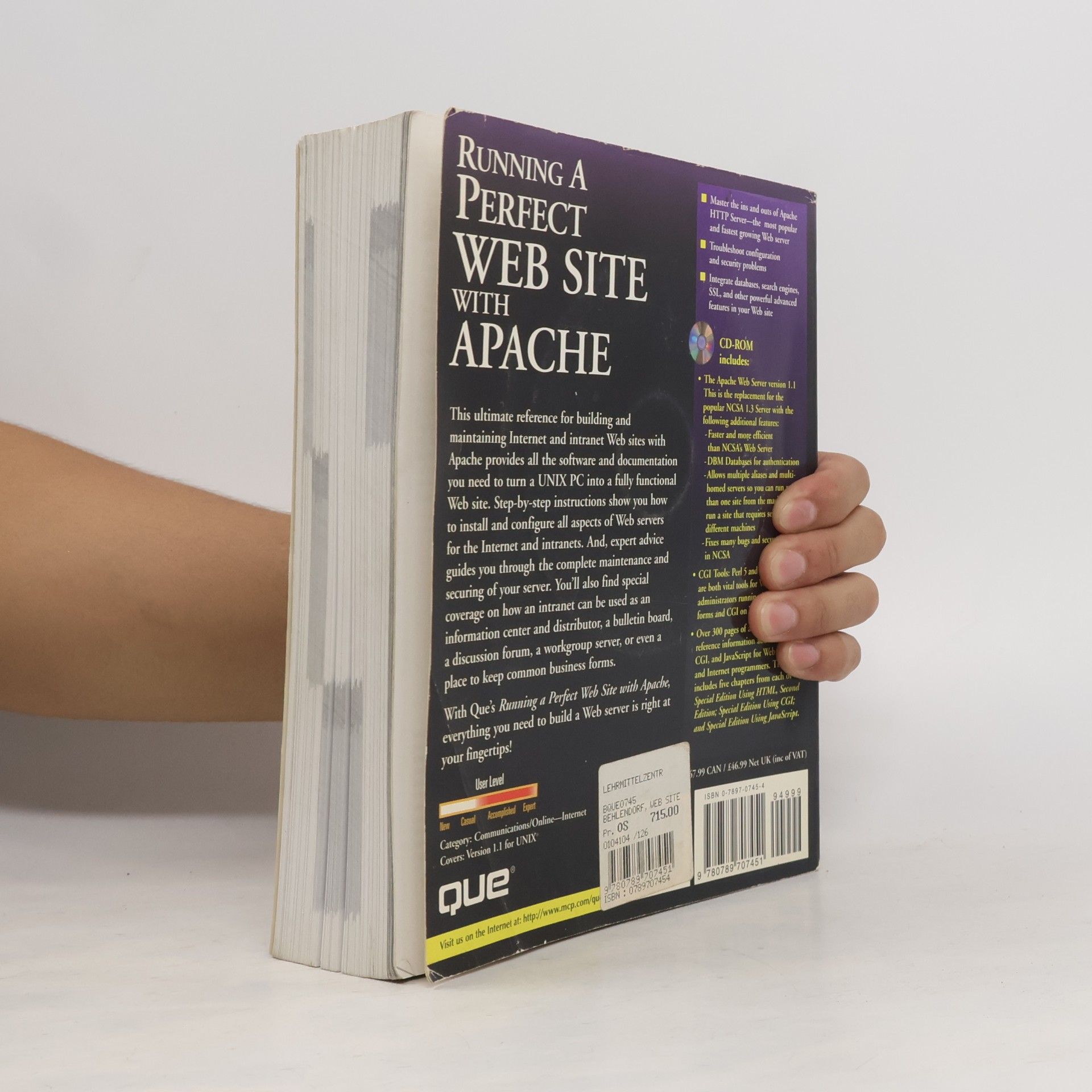David M. Chandler Running a Perfect Web Site with Apache
