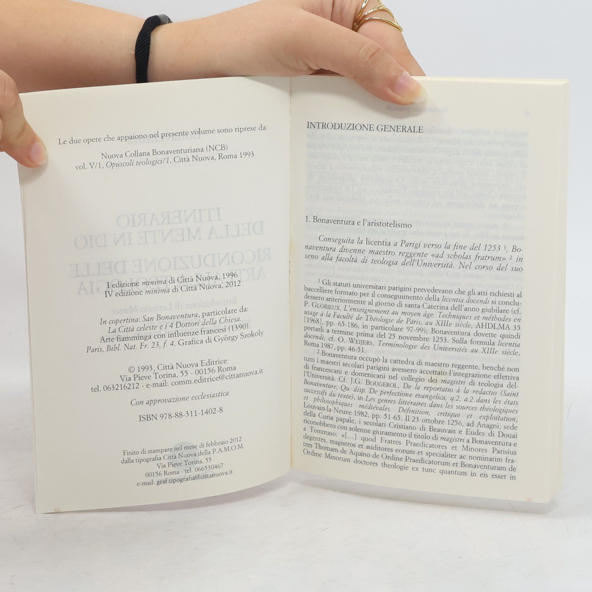 Ernst August Friedrich Klingemann Itinerario della mente in Dio. Riconduzione delle arti alla teologia