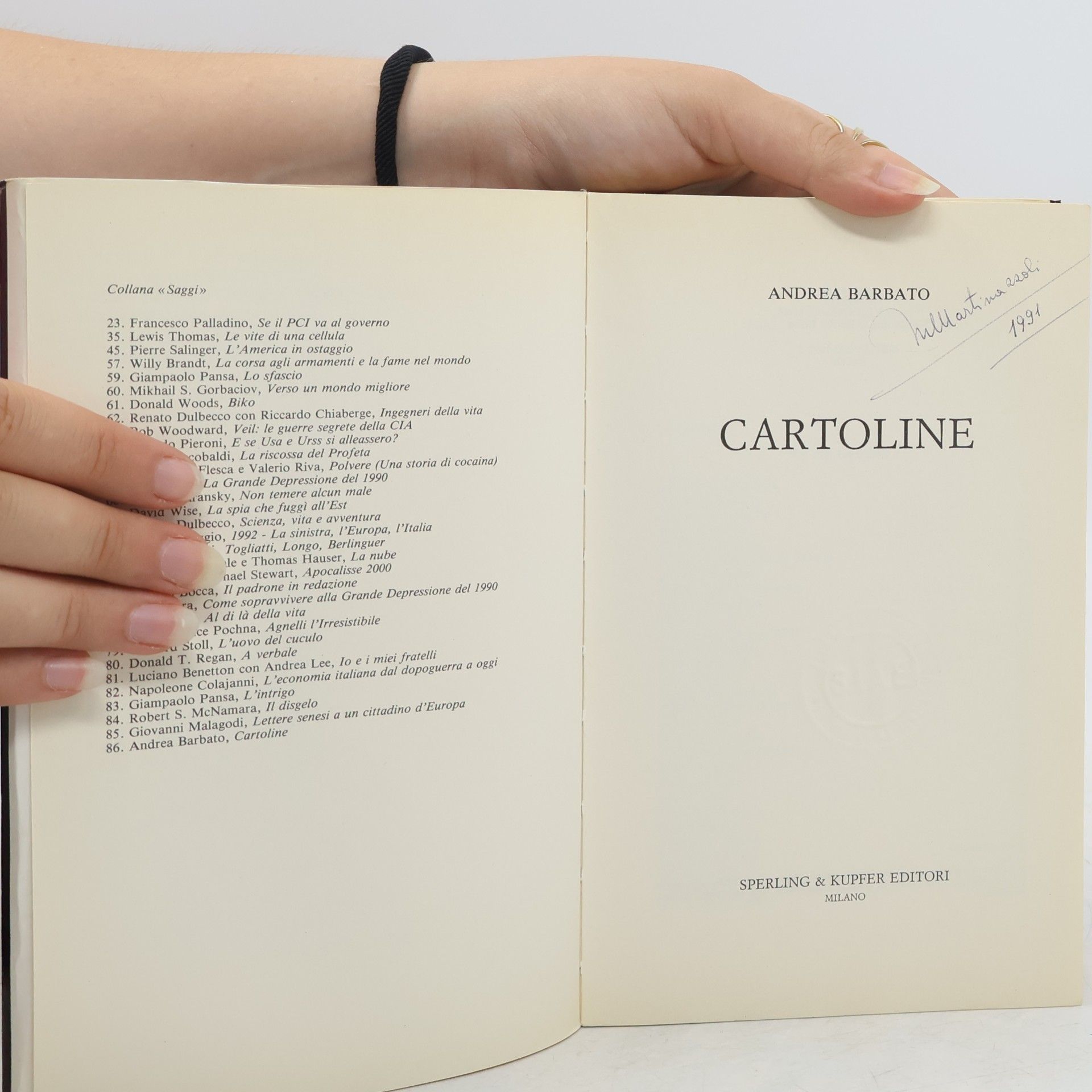 Andrea Barbato Saggi: Cartoline