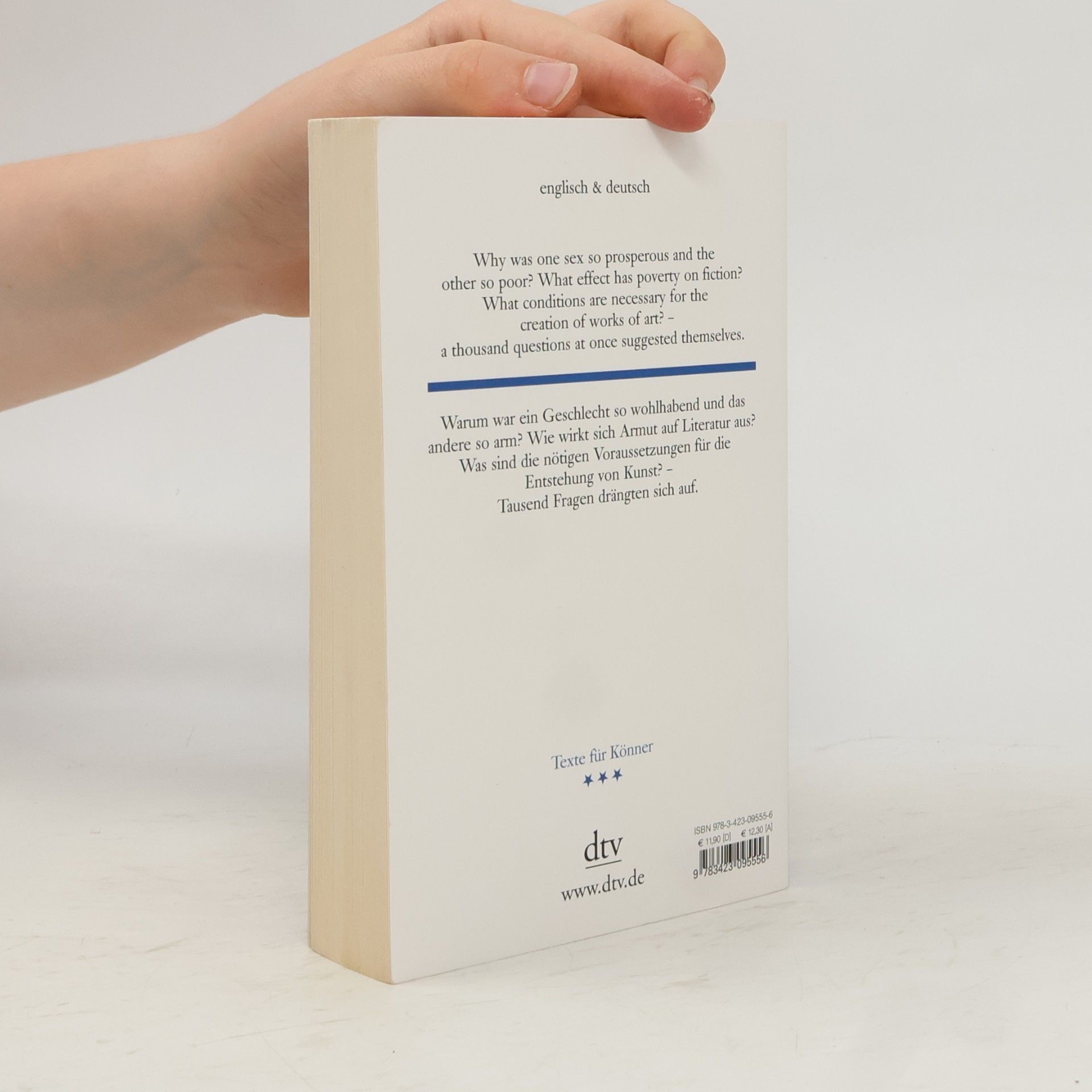 Virginia Woolf A Room of One's Own, Ein Zimmer für sich allein