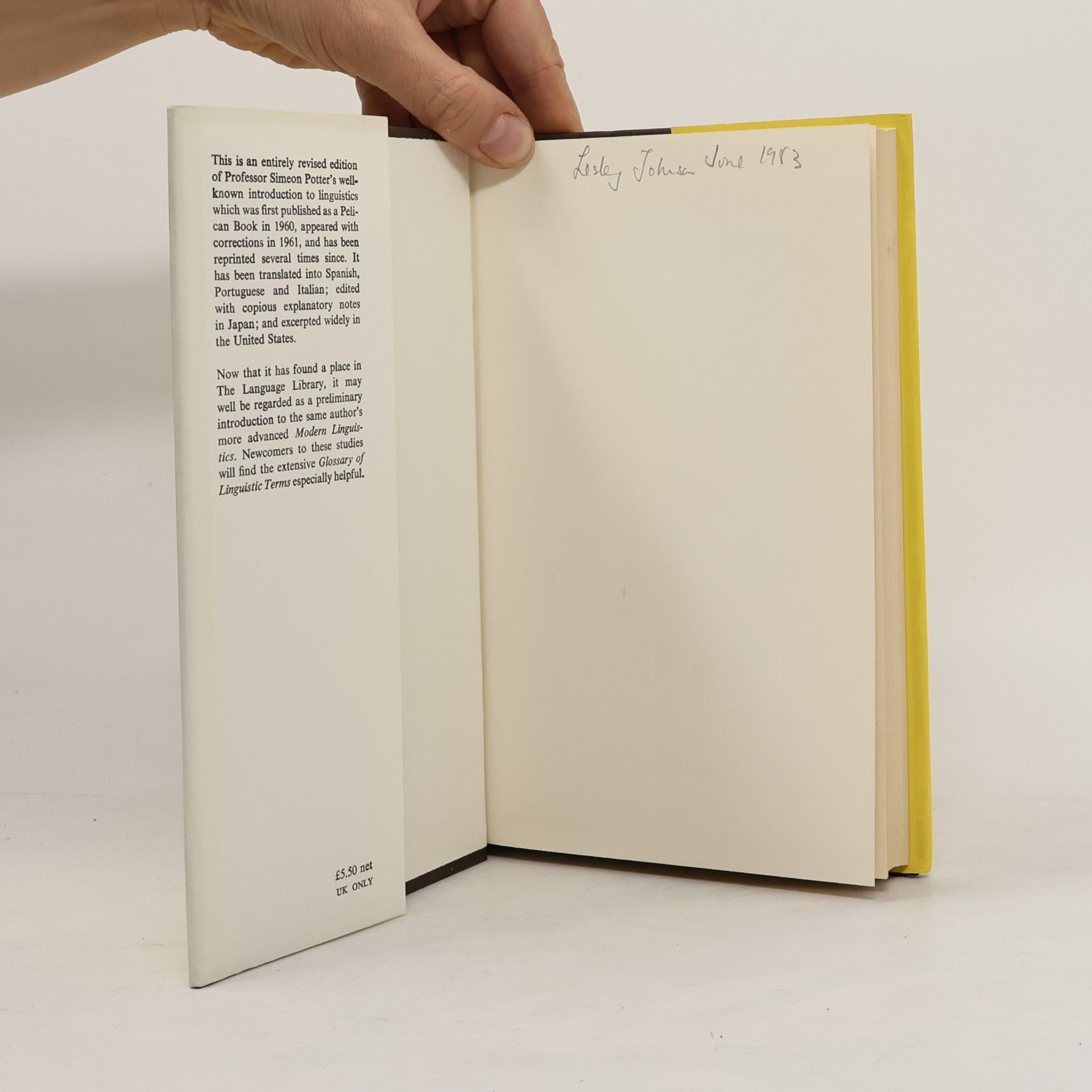 Simeon Potter The Language Library: Language in the Modern World