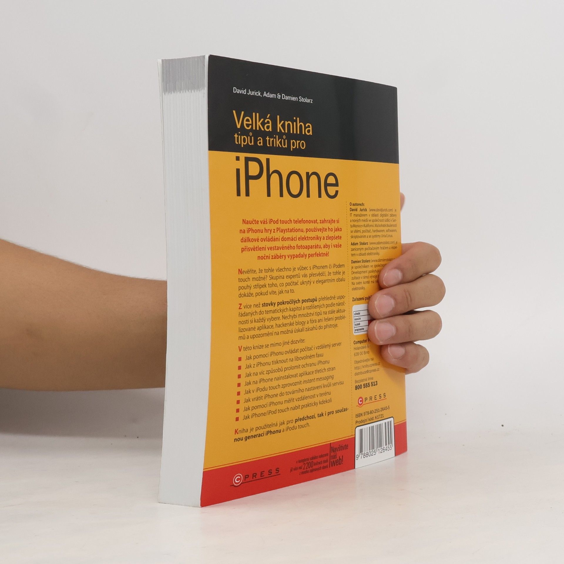 Damien Stolarz Velká kniha tipů a triků pro iPhone