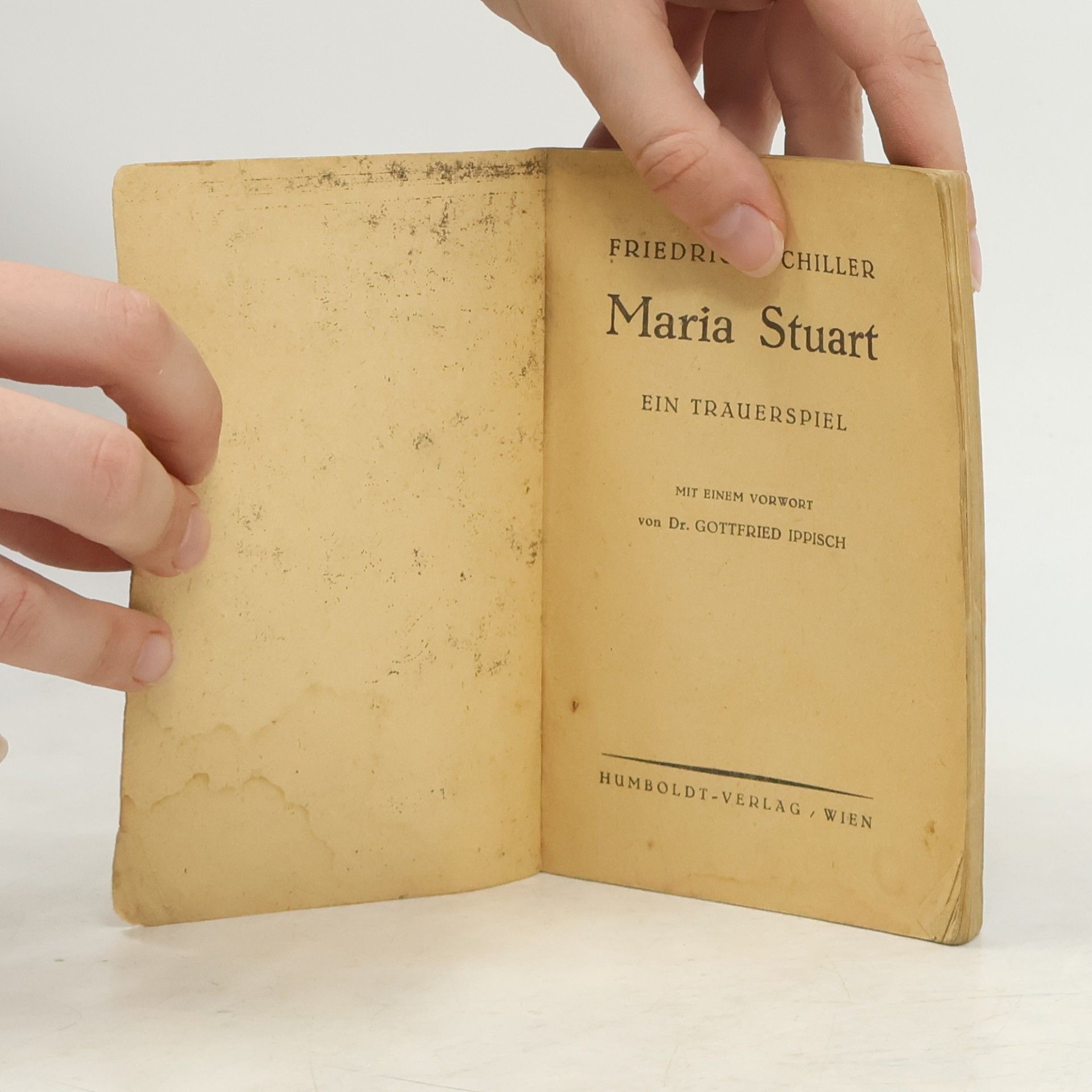 Friedrich Schiller Maria Stuart. Ein Trauerspiel