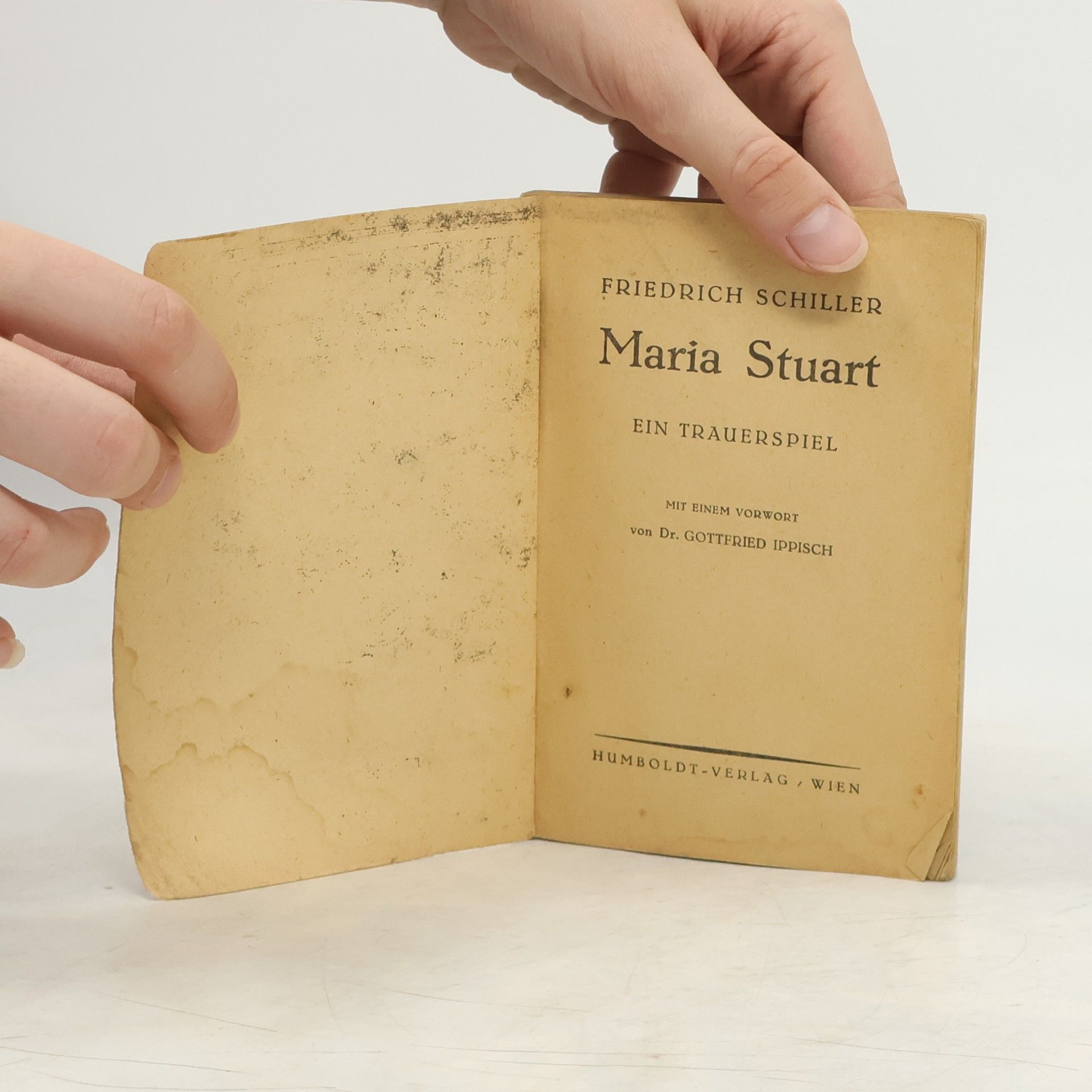 Friedrich Schiller Maria Stuart. Ein Trauerspiel
