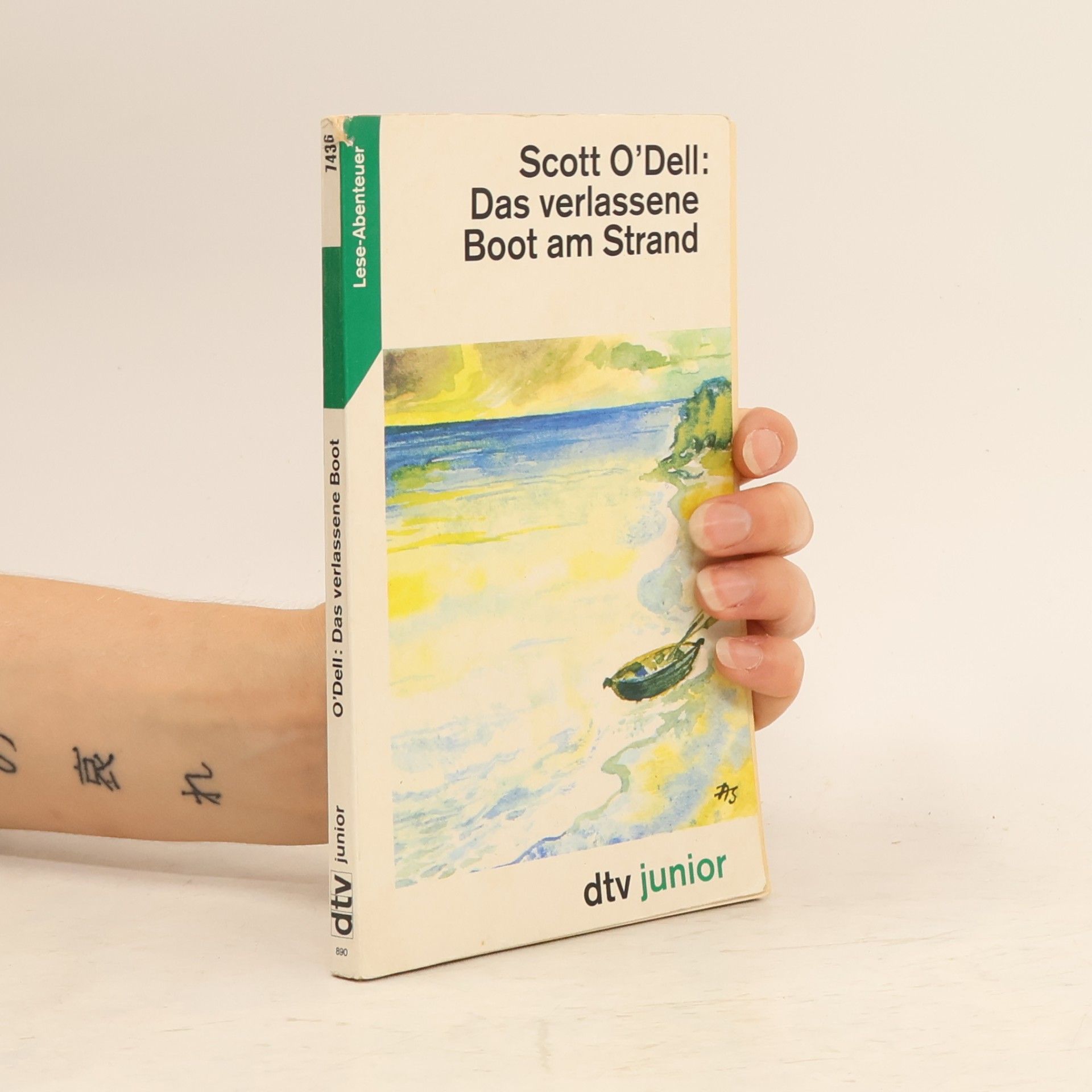 Scott O’Dell Das verlassene Boot am Strand