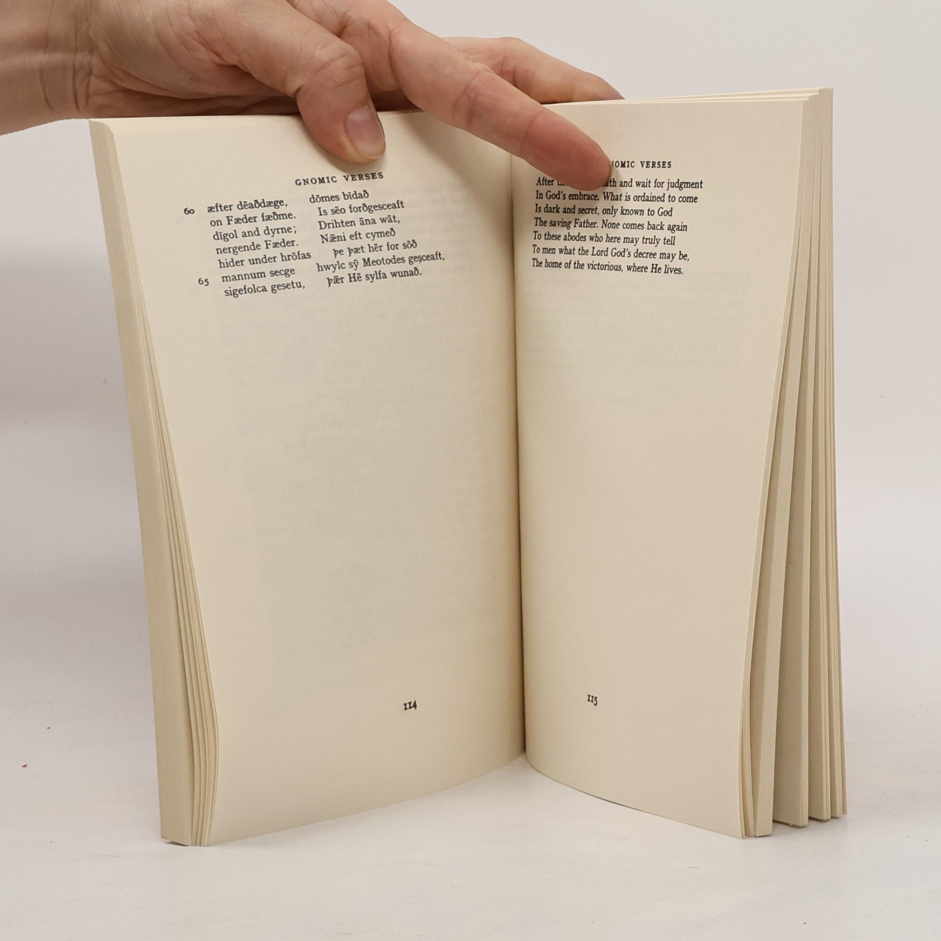 Richard Hamer A choice of Anglo-Saxon verse