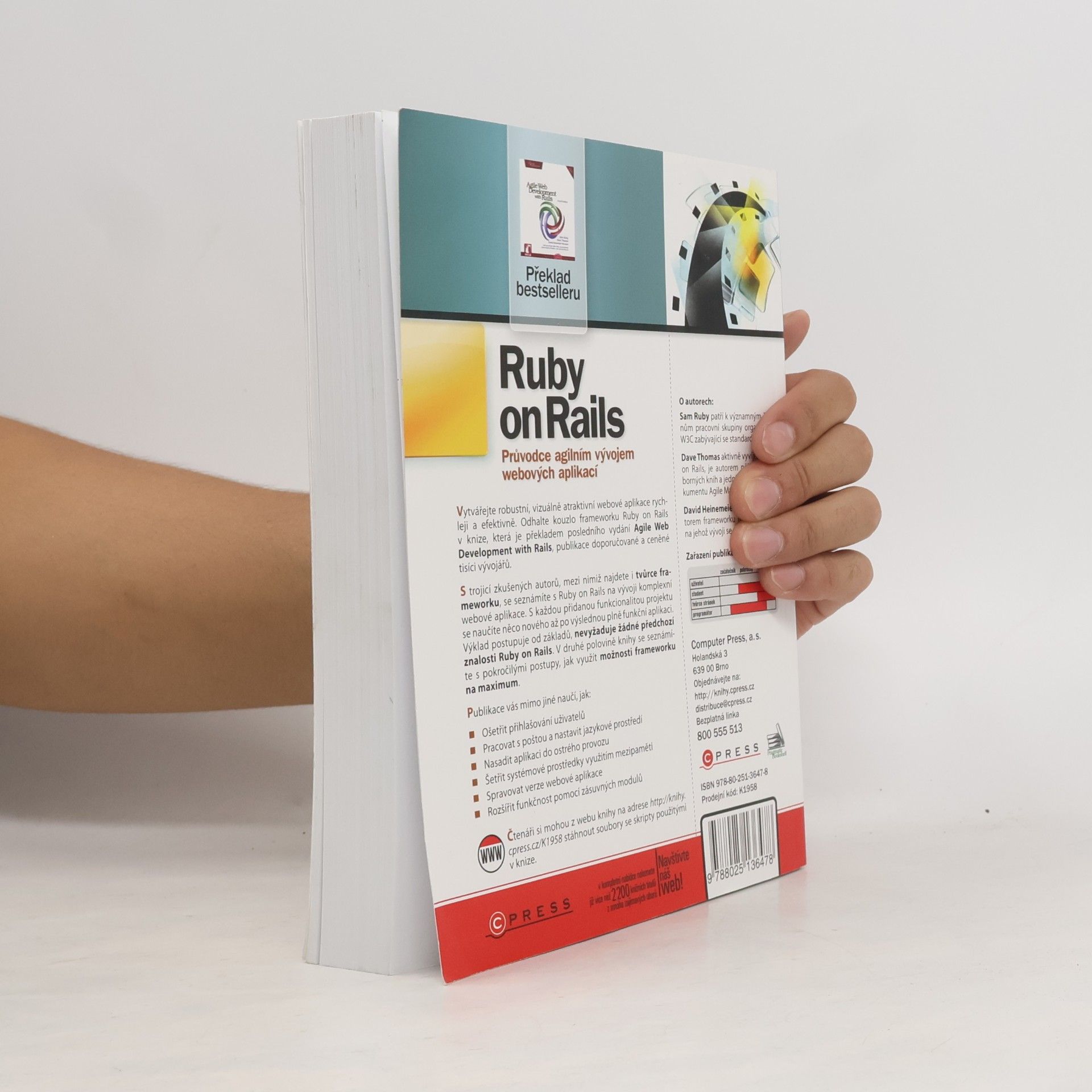 Sam Ruby Ruby on Rails. Průvodce agilním vývojem webových aplikací