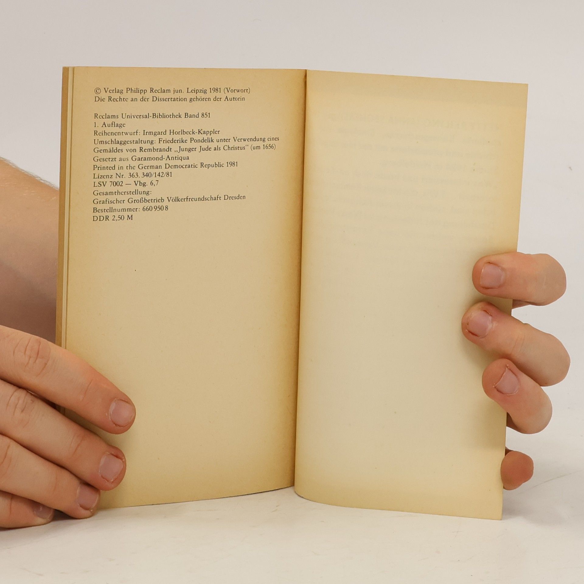 Anna Seghers Jude und Judentum im Werke Rembrandts