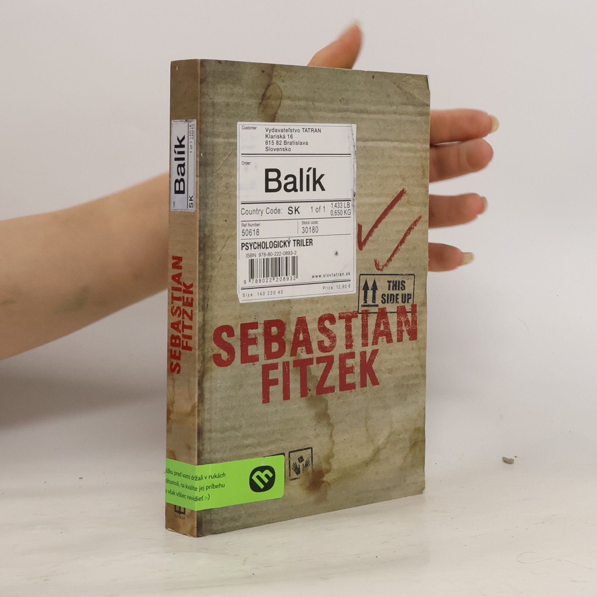 Sebastian Fitzek Balík