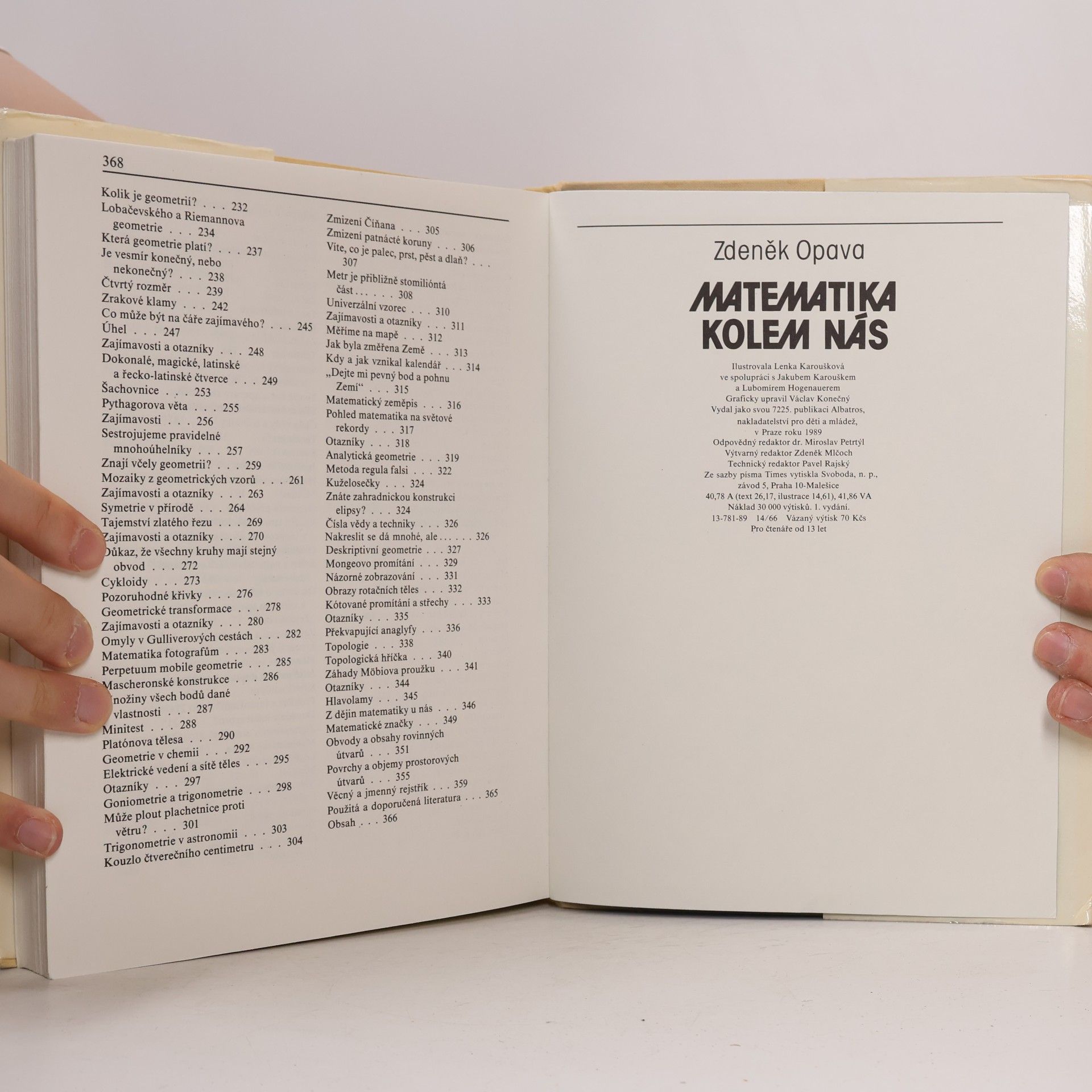 Zdeněk Opava Matematika kolem nás