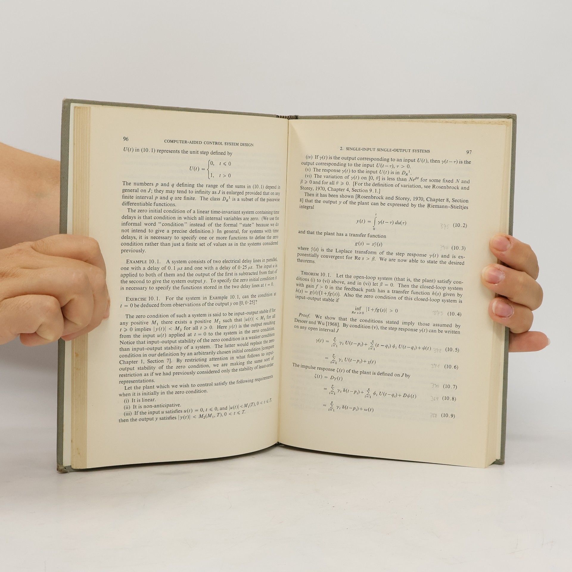 H. H. Rosenbrock Computer-Aided Control System Design