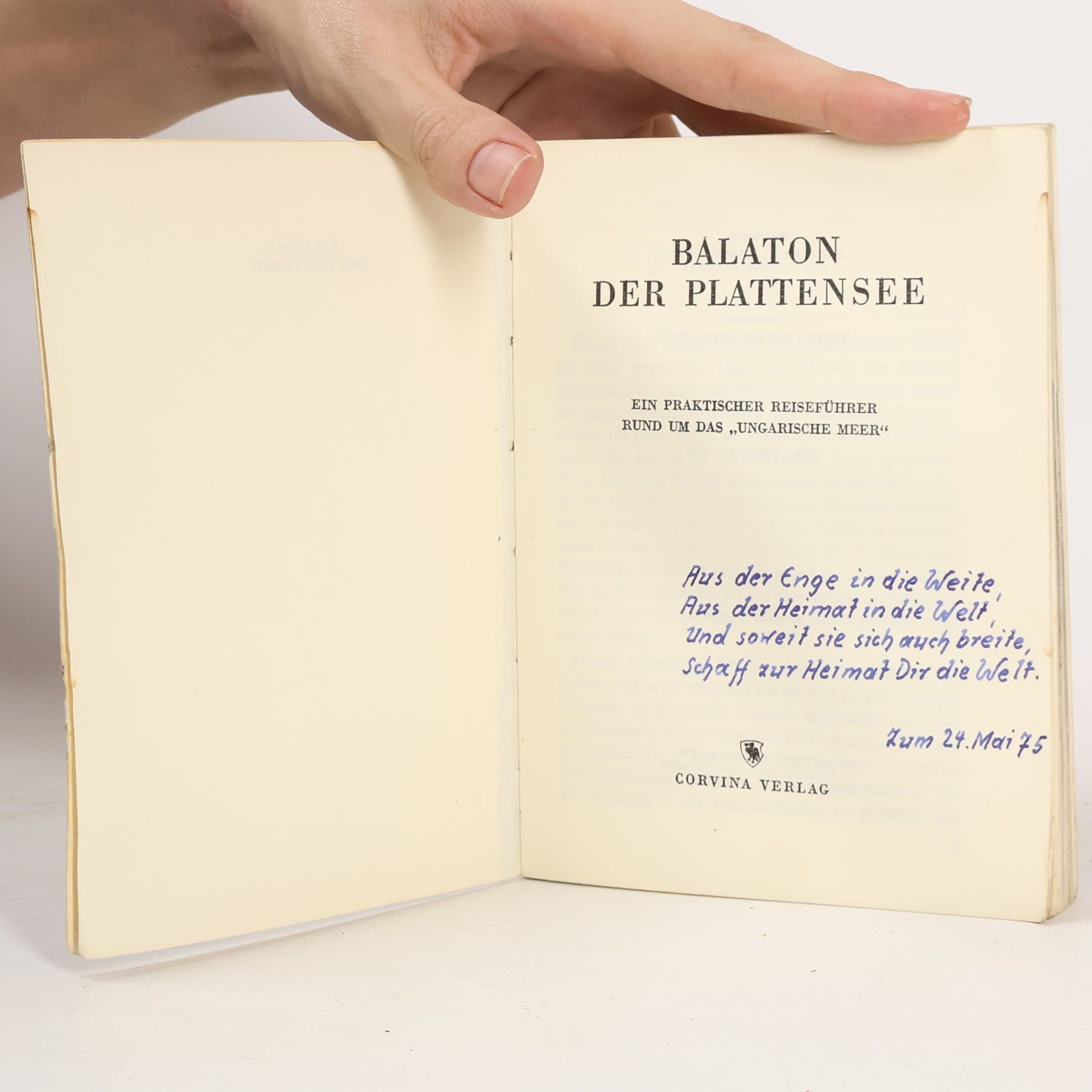 Collectif d'auteurs Balaton. Der Plattensee ein Reiseführer