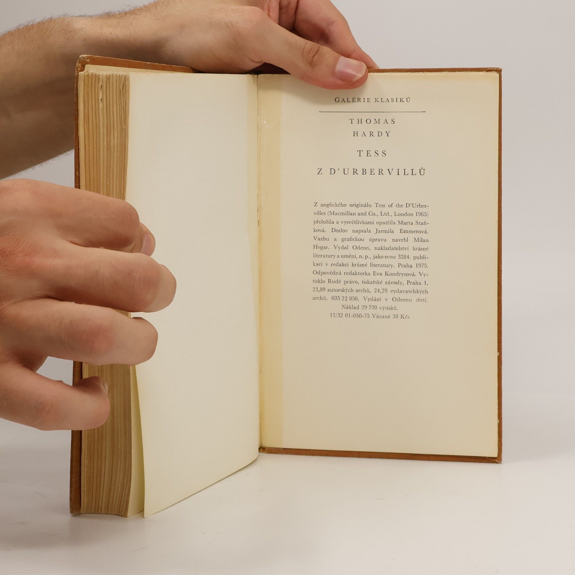 Thomas Hardy Tess z d'Urbervillů