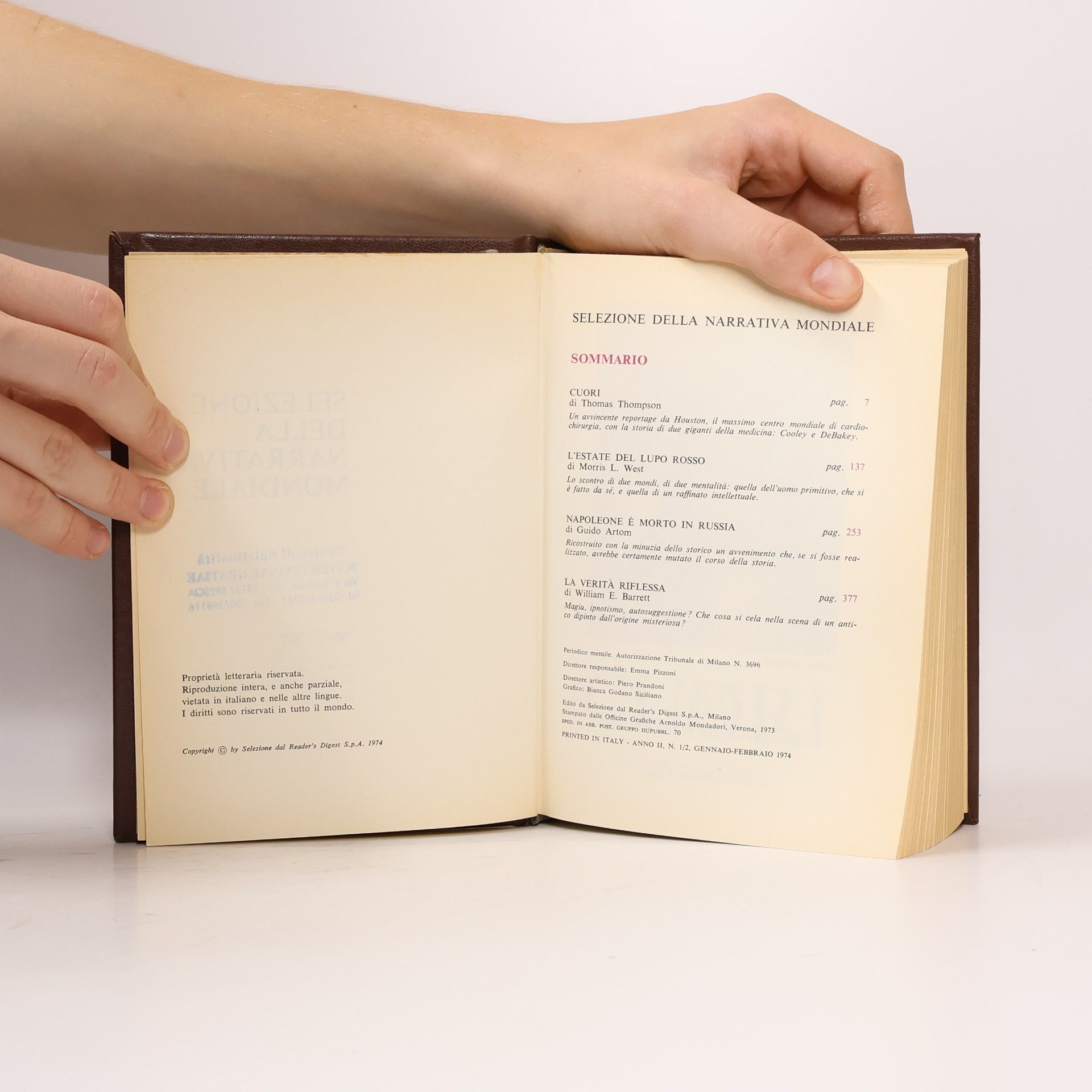 Thomas Thompson Selezione della narrativa mondiale