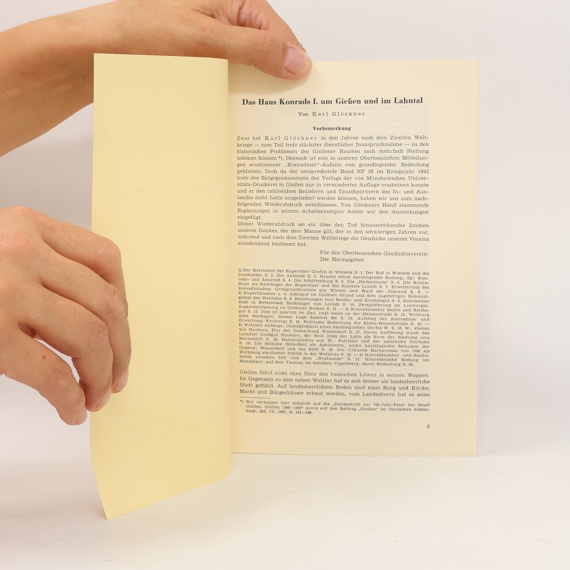 Herbert Krüger Mitteilungen des Oberhessischen Geschichtsvereins. Band 53/54
