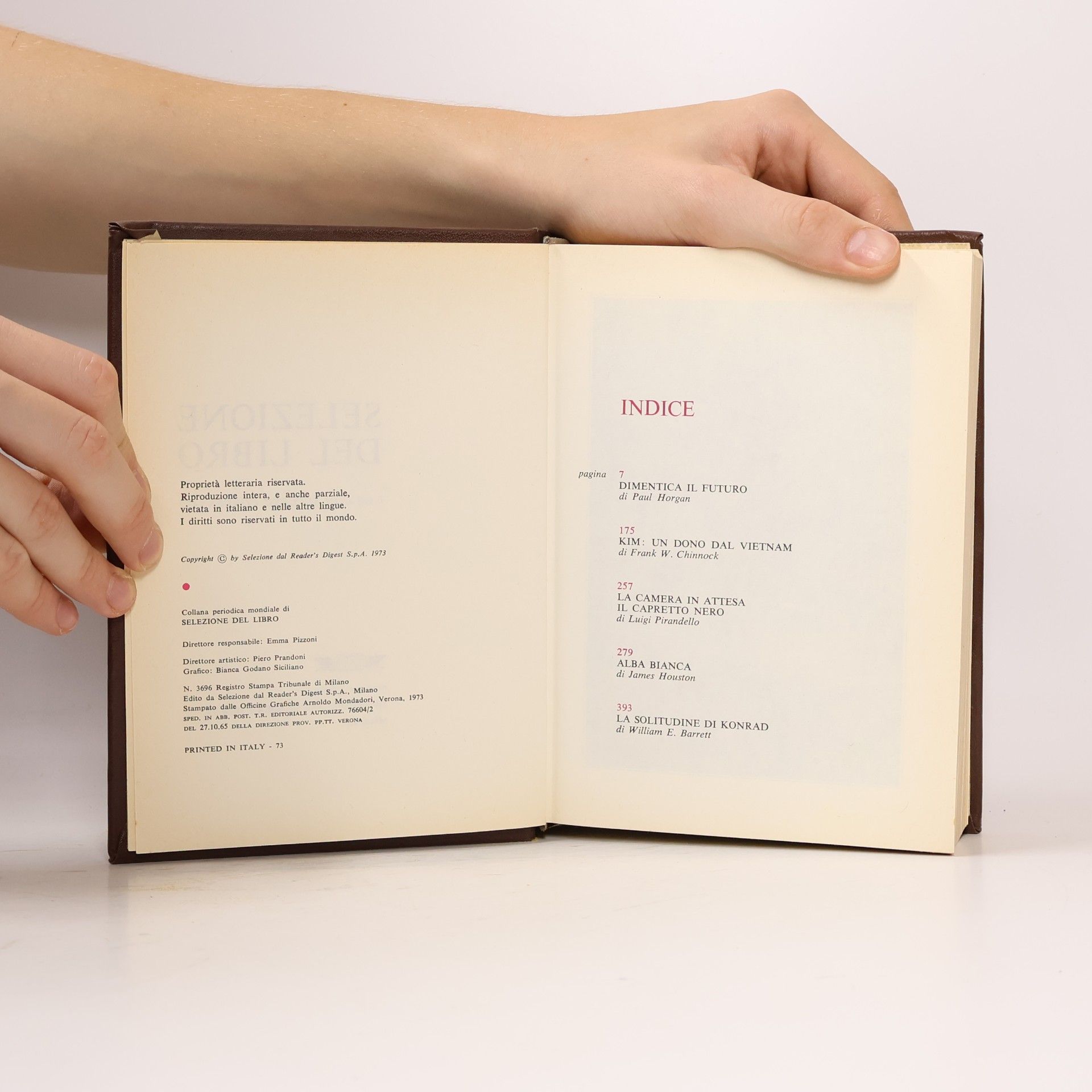 Paul Horgan Selezione dal Reader's Digest