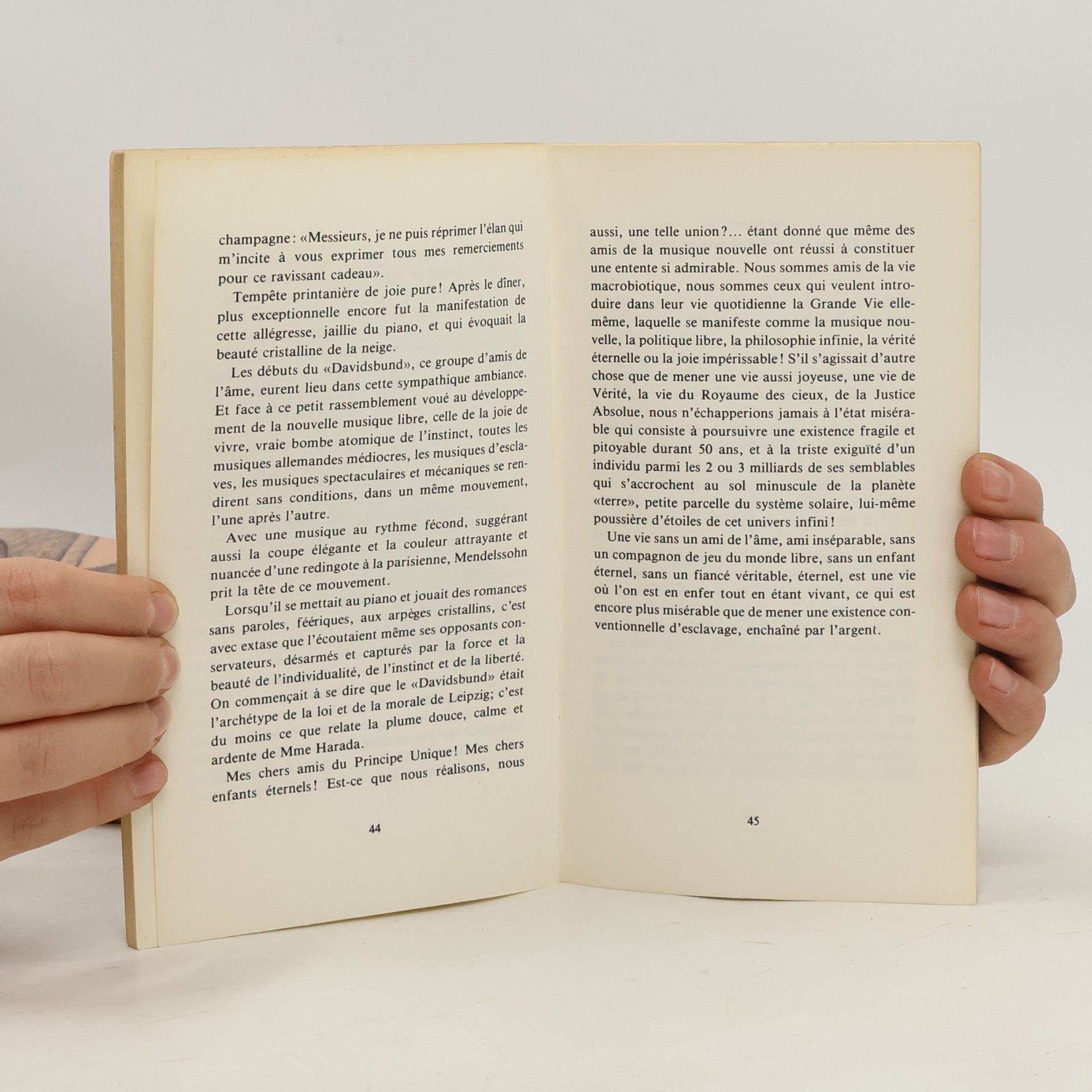 Georges Ohsawa Clara Schumann et la dialectique du principe unique