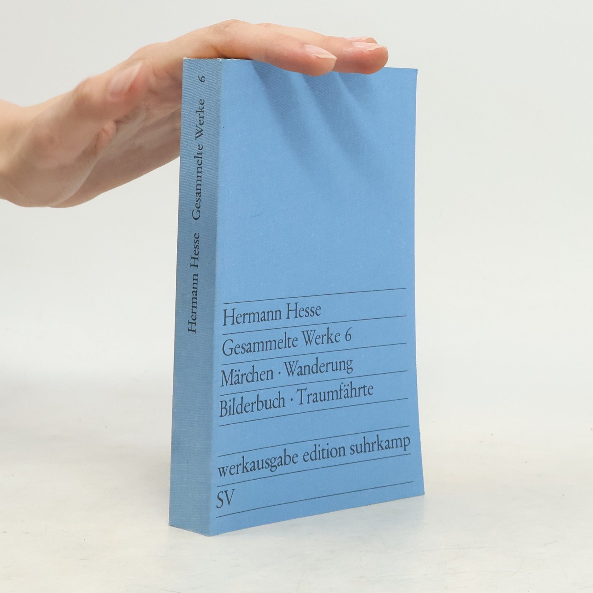Hermann Hesse Gesammelte Werke 6. Märchen. Wanderung. Bilderbuch. Traumfahrte