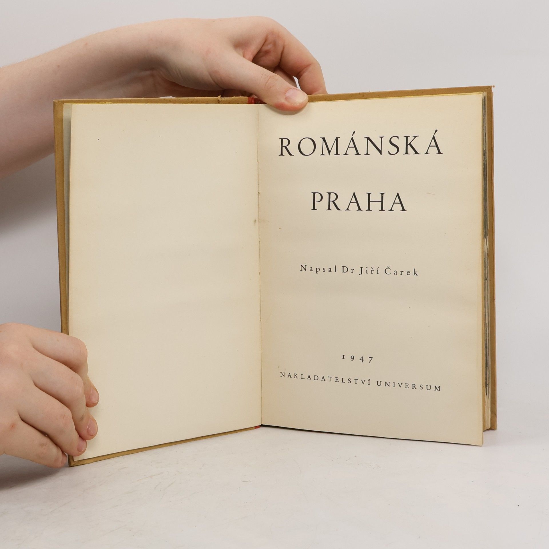 Jiří Čarek Románská Praha
