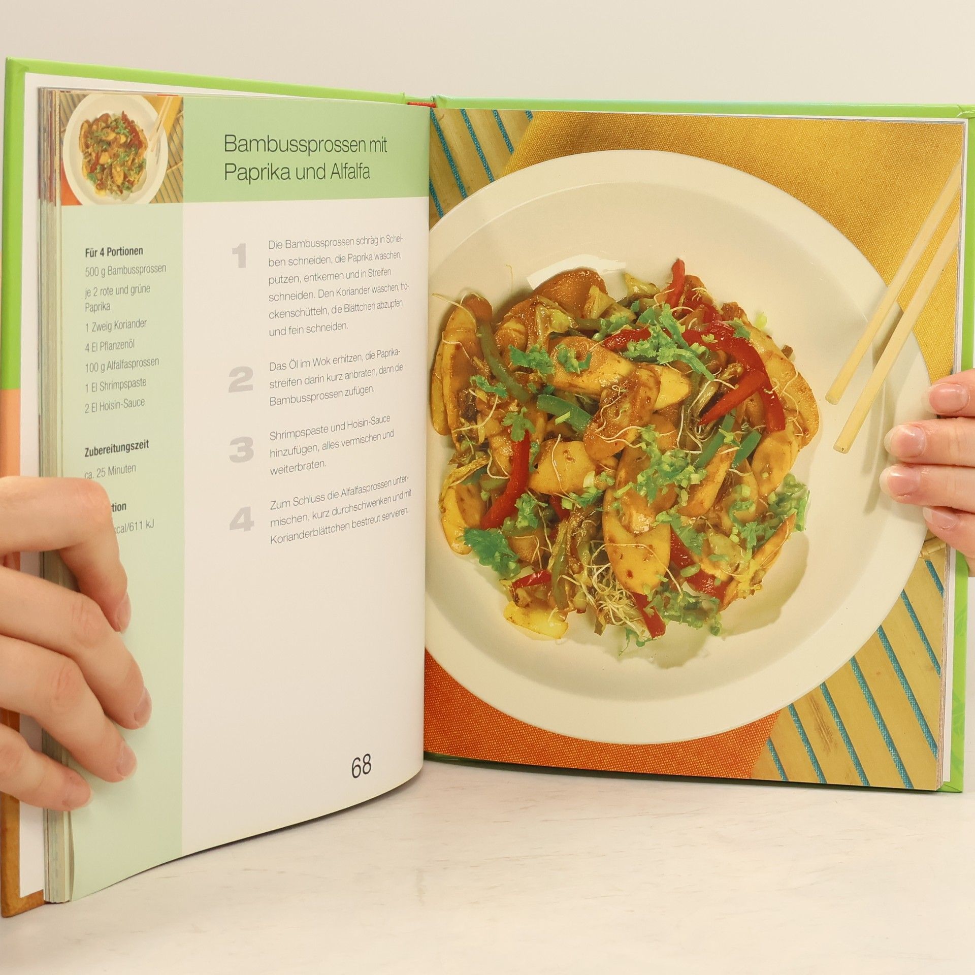 Kochen mit dem Wok Gemüse
