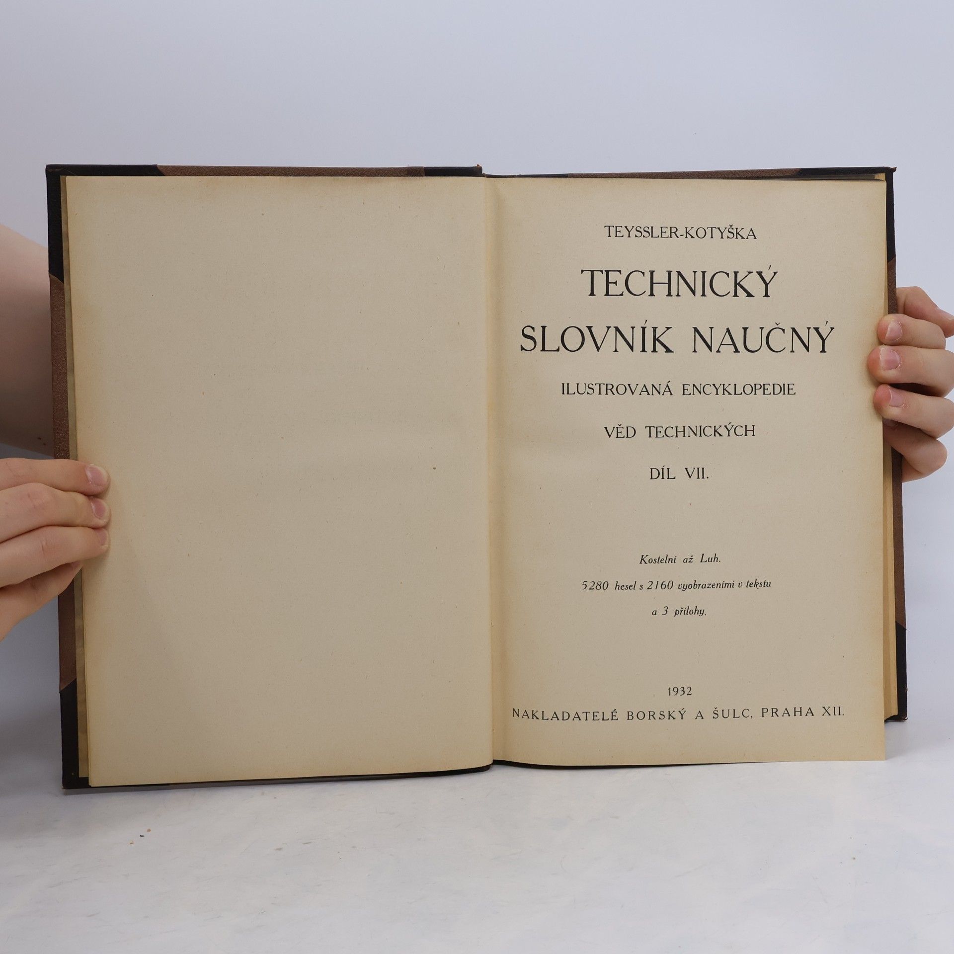 Teyssler Technický slovník naučný díl VII.