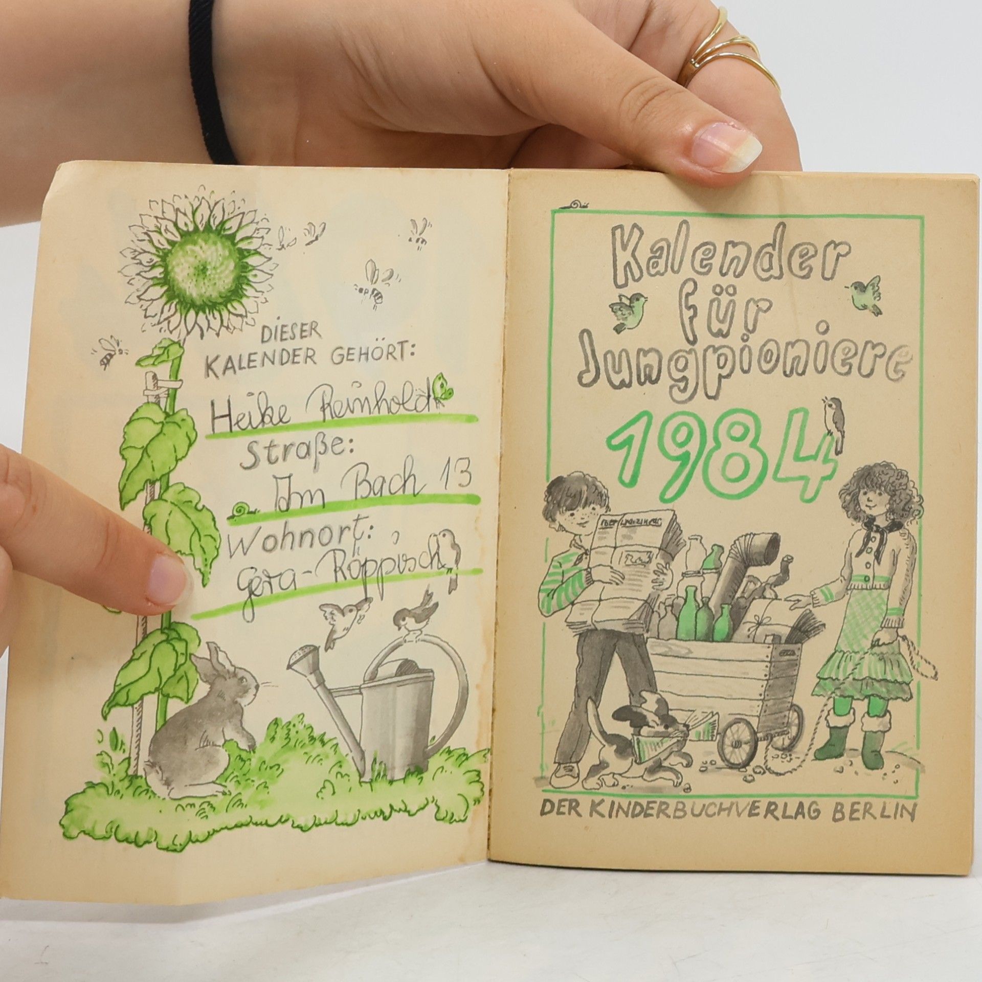 Various authors Kalender für Jungpioniere 1984