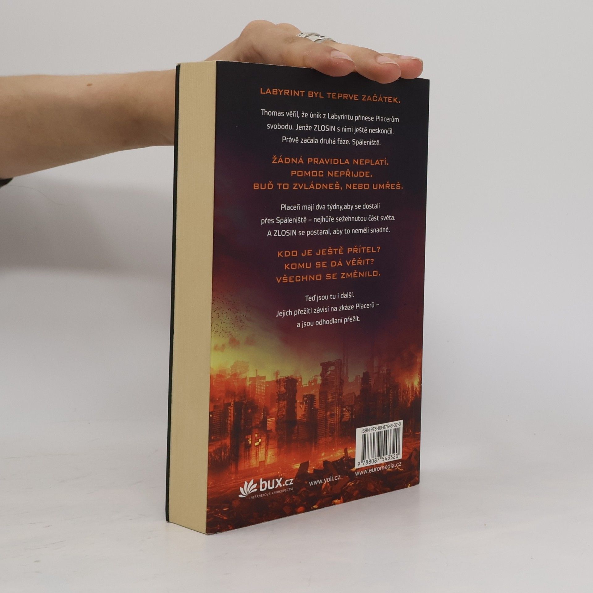 James Dashner Labyrint. 2, Spáleniště: zkouška