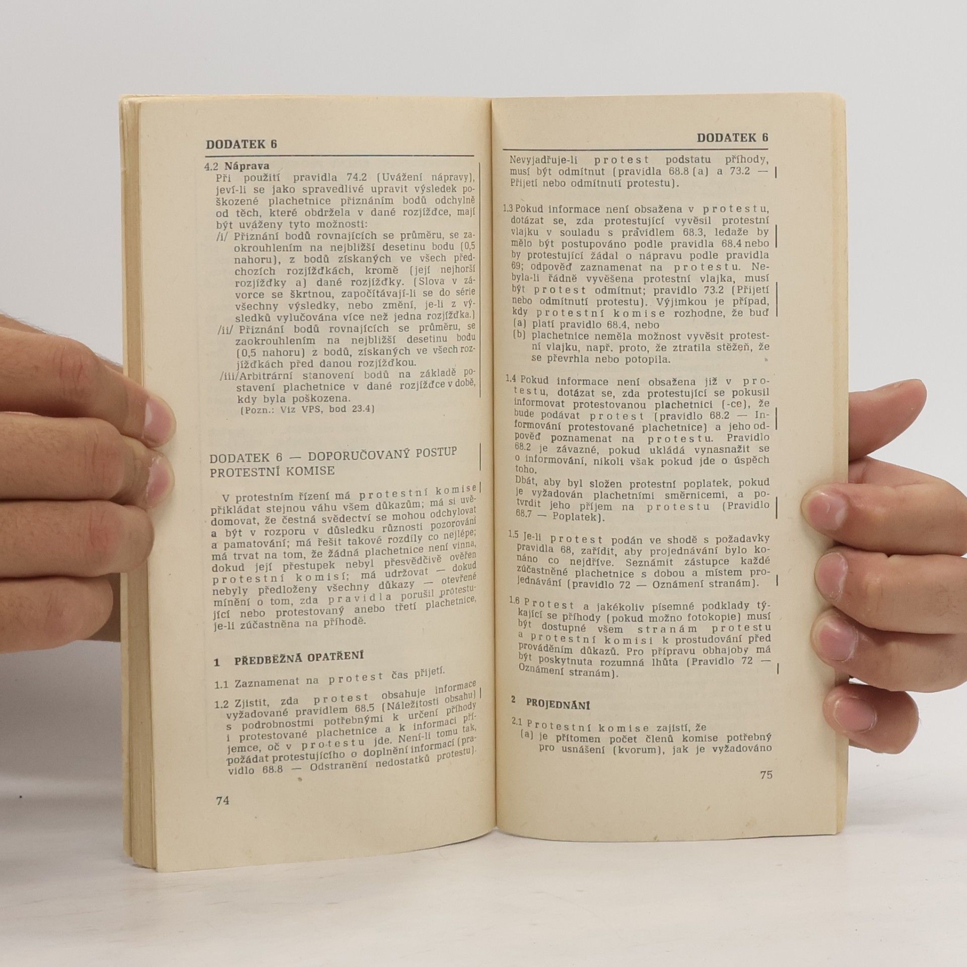 Autorenkollektiv Pravidla jachtingu (1989-1992)