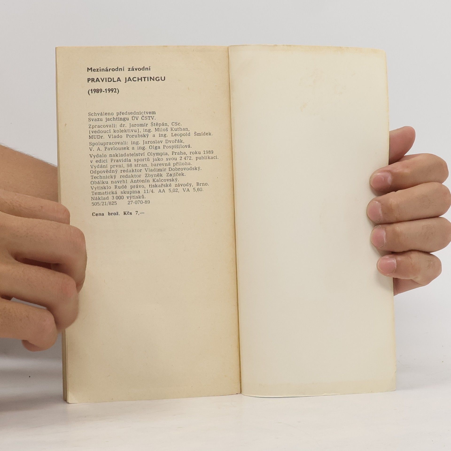Autorenkollektiv Pravidla jachtingu (1989-1992)