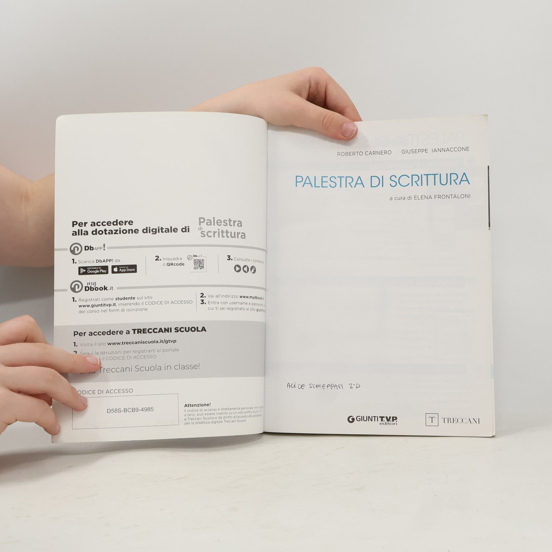 Roberto Carnero Treccani Scuola: Palestra di scrittura. Per le scuole superiori. Con e-book. Con espansione online. Verso il nuovo esame: Preparazione al nuovo esame di stato, percorso di scrittura, prove sul modello Invalsi
