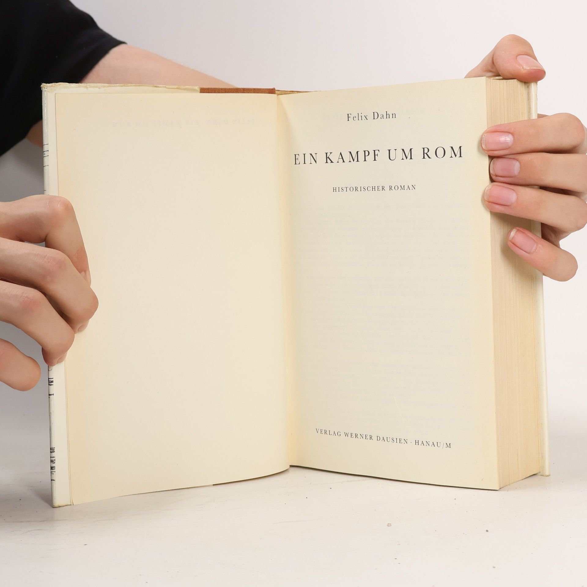 Felix Dahn Ein Kampf um Rom