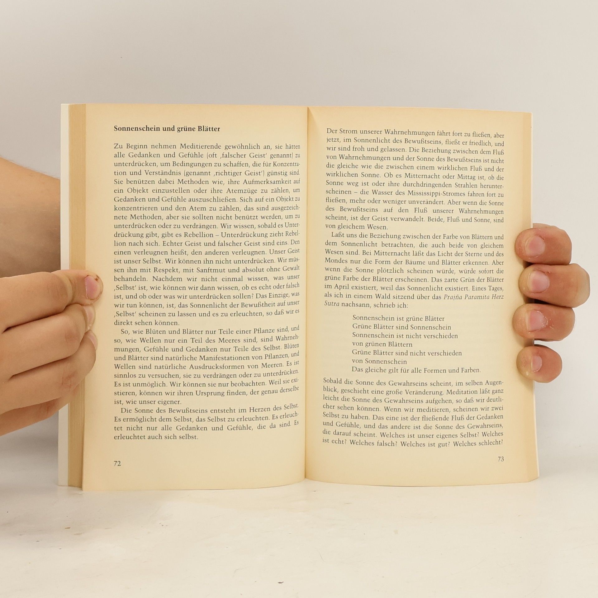 Thích Nhất Hạnh Lächle deinem eigenen Herzen zu