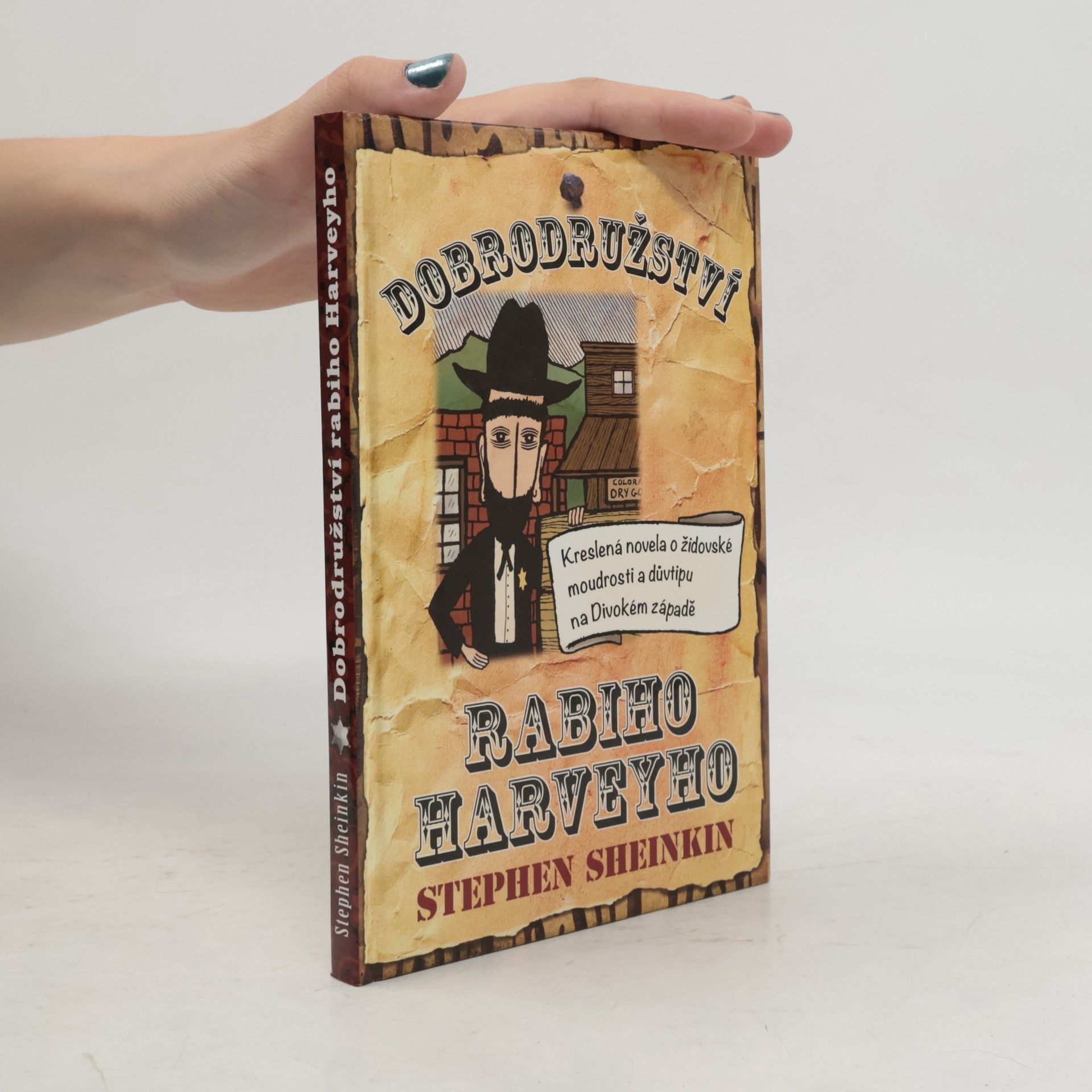 Dobrodružství rabiho Harveyho - kreslená novela o židovské moudrosti a důvtipu na Divokém západě