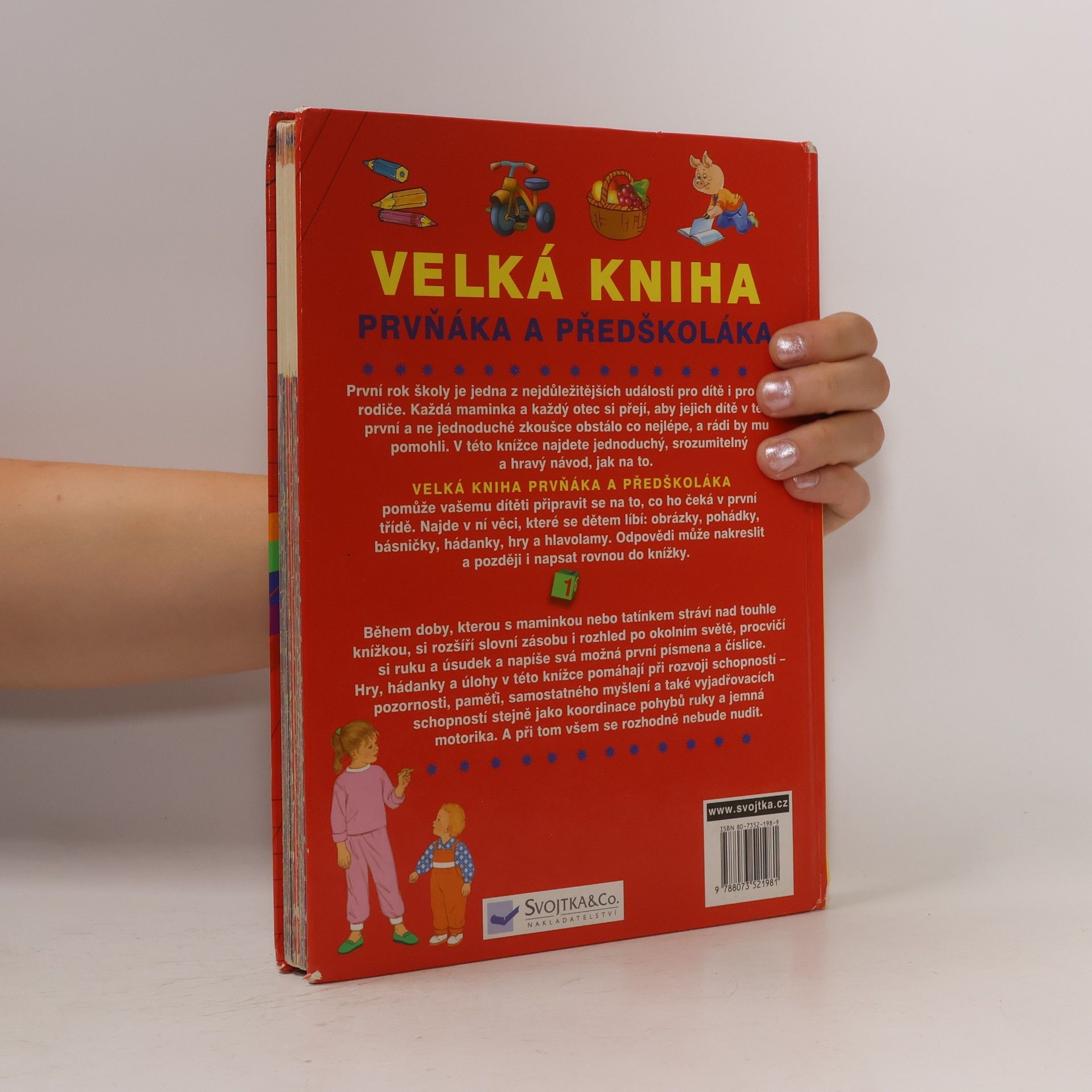 Collectif d'auteurs Velká kniha prvňáka a předškoláka