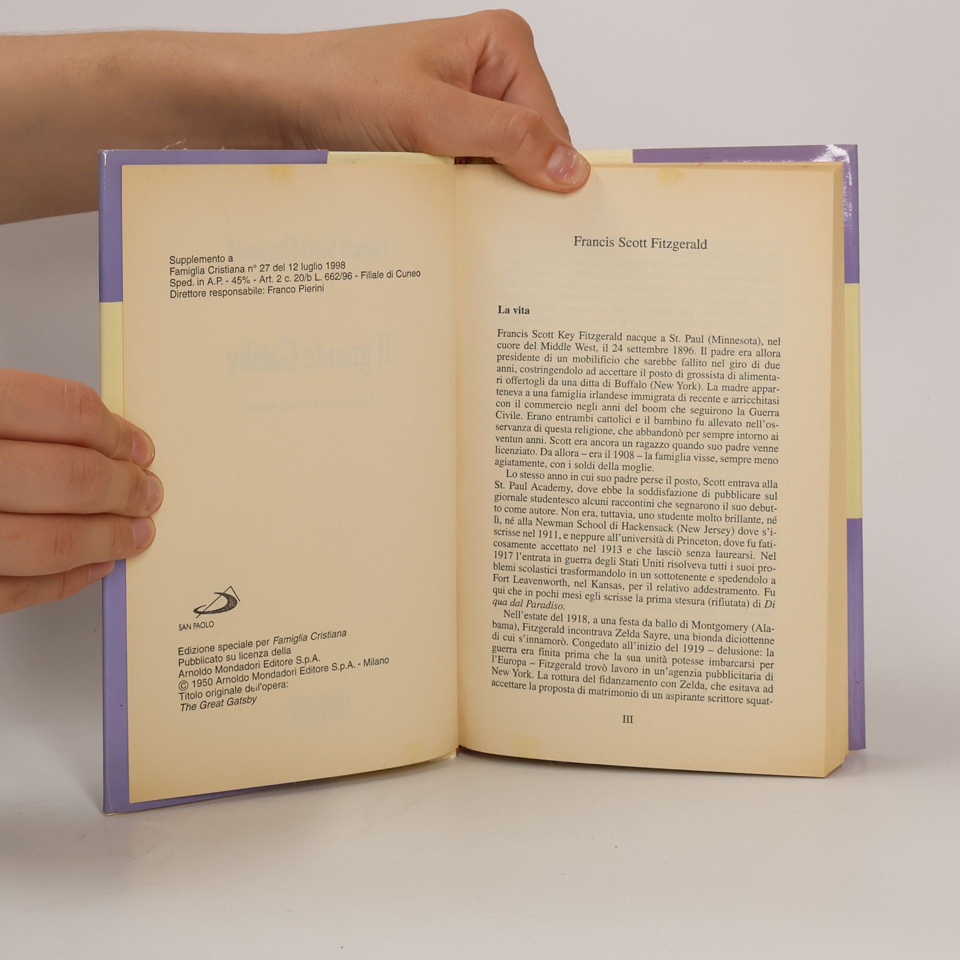 F. Scott Fitzgerald Il Grande Gatsby