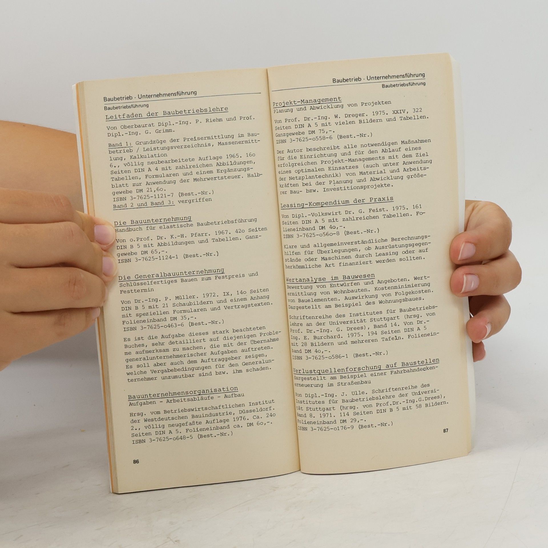 Auteurscollectief Bauverlag-Katalog '76