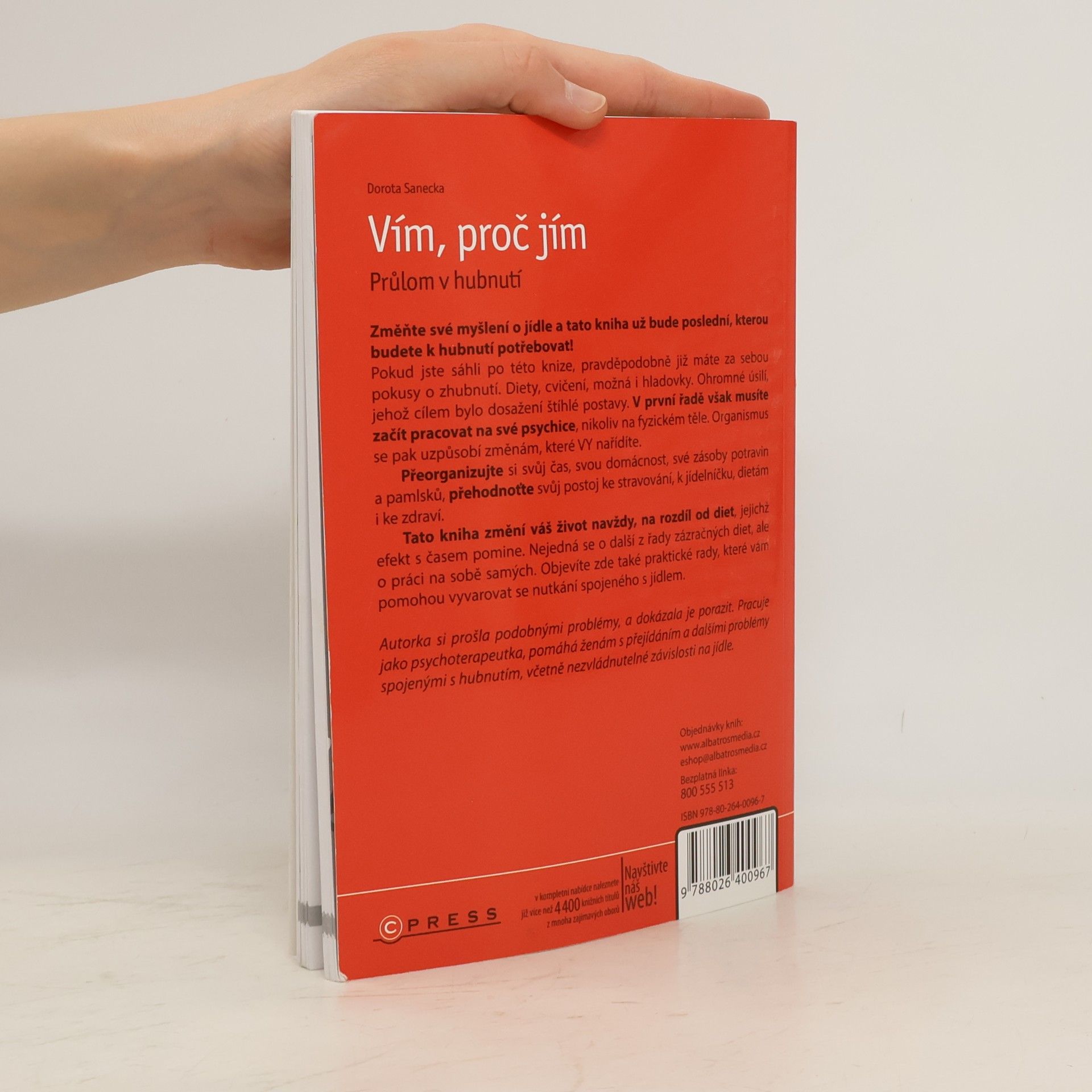 Dorota Sanecka Vím, proč jím! : průlom v hubnutí