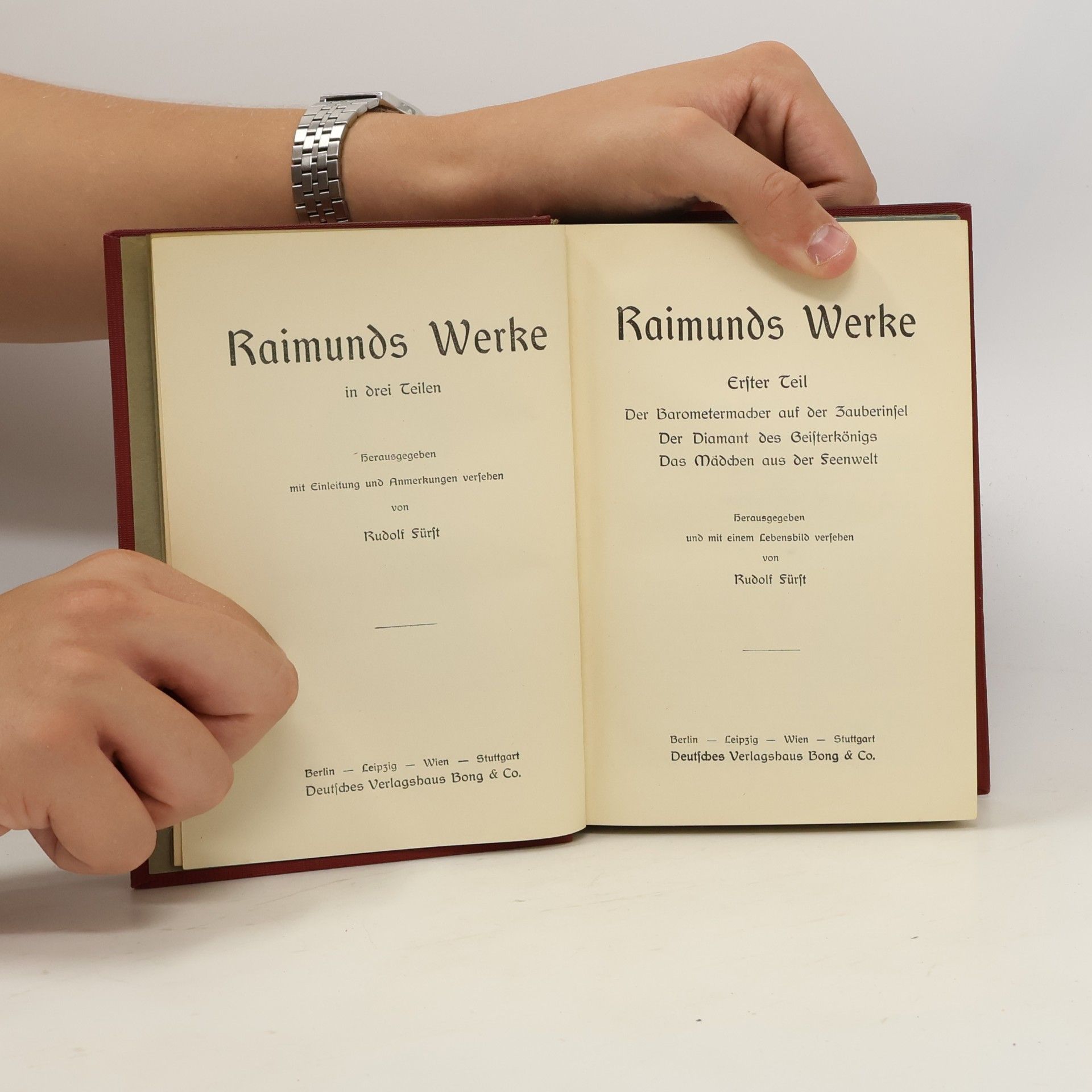 Rudolf Fürft Raimunds Werke